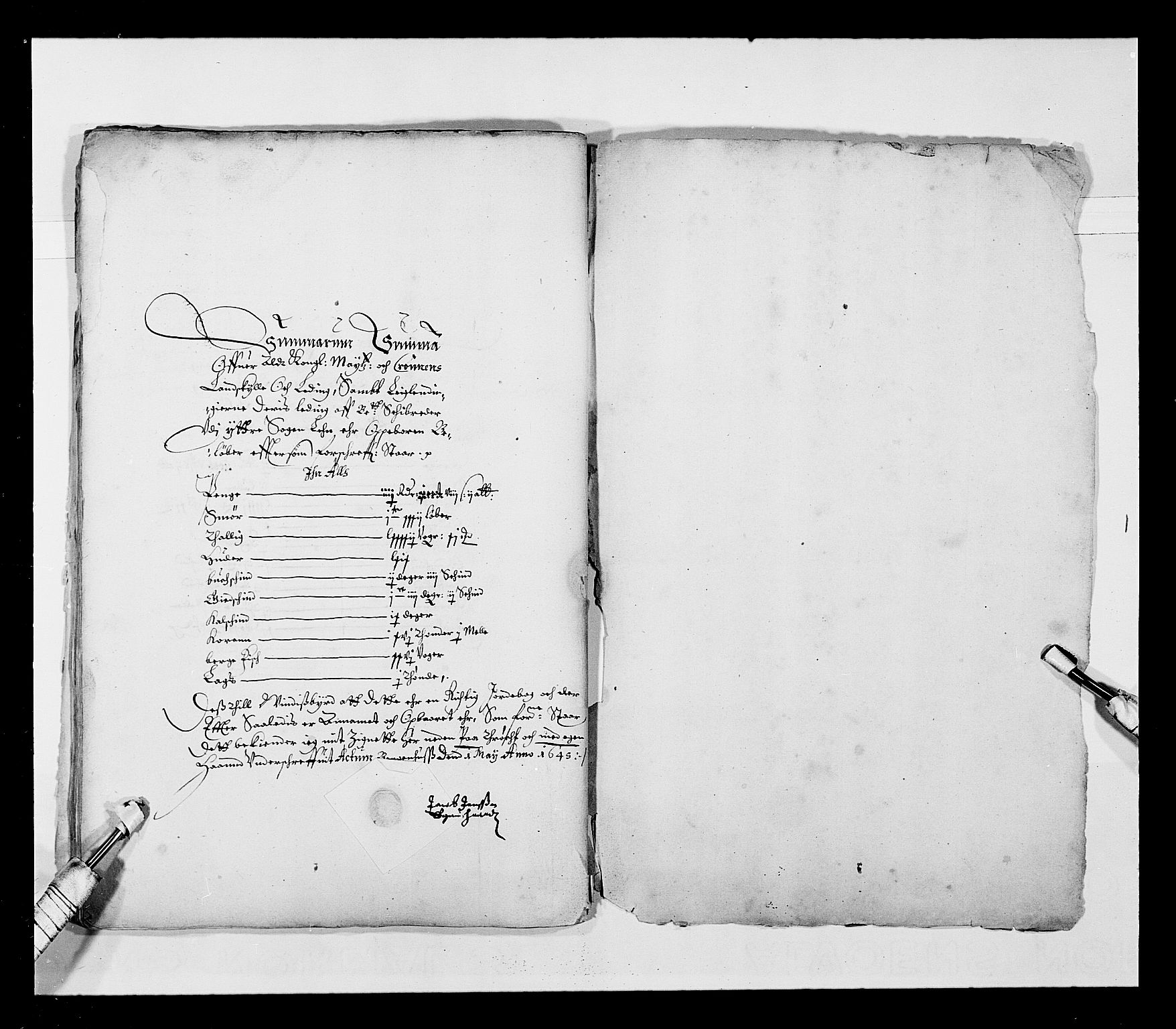 Stattholderembetet 1572-1771, RA/EA-2870/Ek/L0024/0002: Jordebøker 1633-1658: / Jordebøker for Bergenhus len, 1644-1645, p. 69
