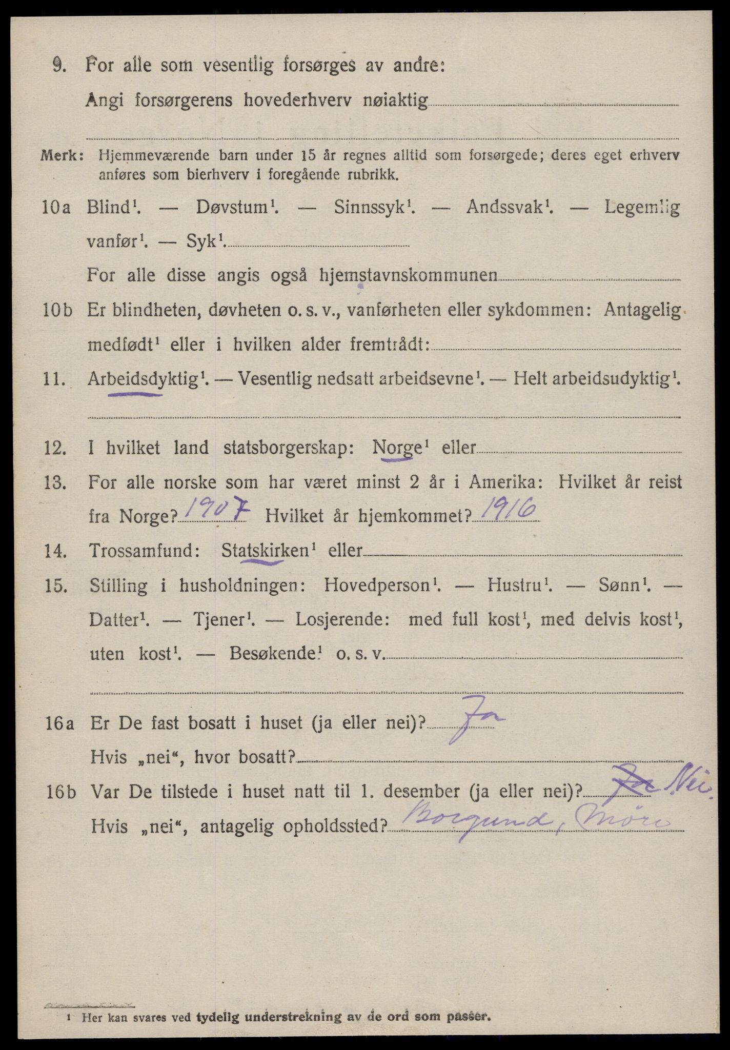 SAT, 1920 census for Giske, 1920, p. 1627