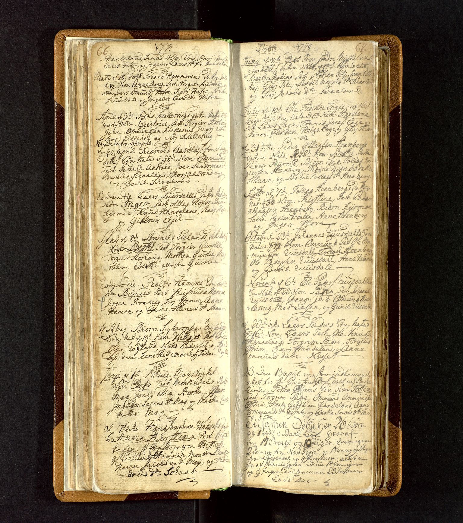 Lund sokneprestkontor, AV/SAST-A-101809/S06/L0003: Parish register (official) no. A 3, 1761-1801, p. 66-67