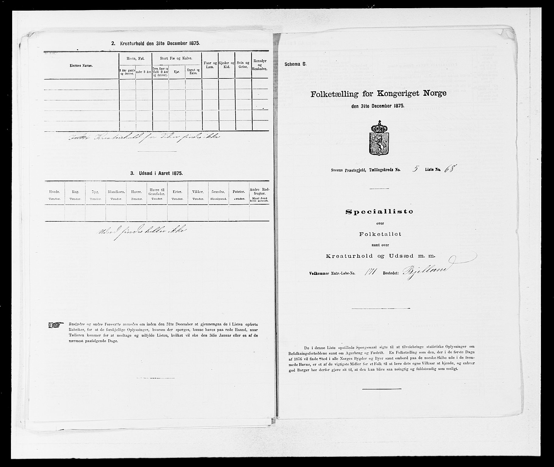 SAB, 1875 census for 1216P Sveio, 1875, p. 617