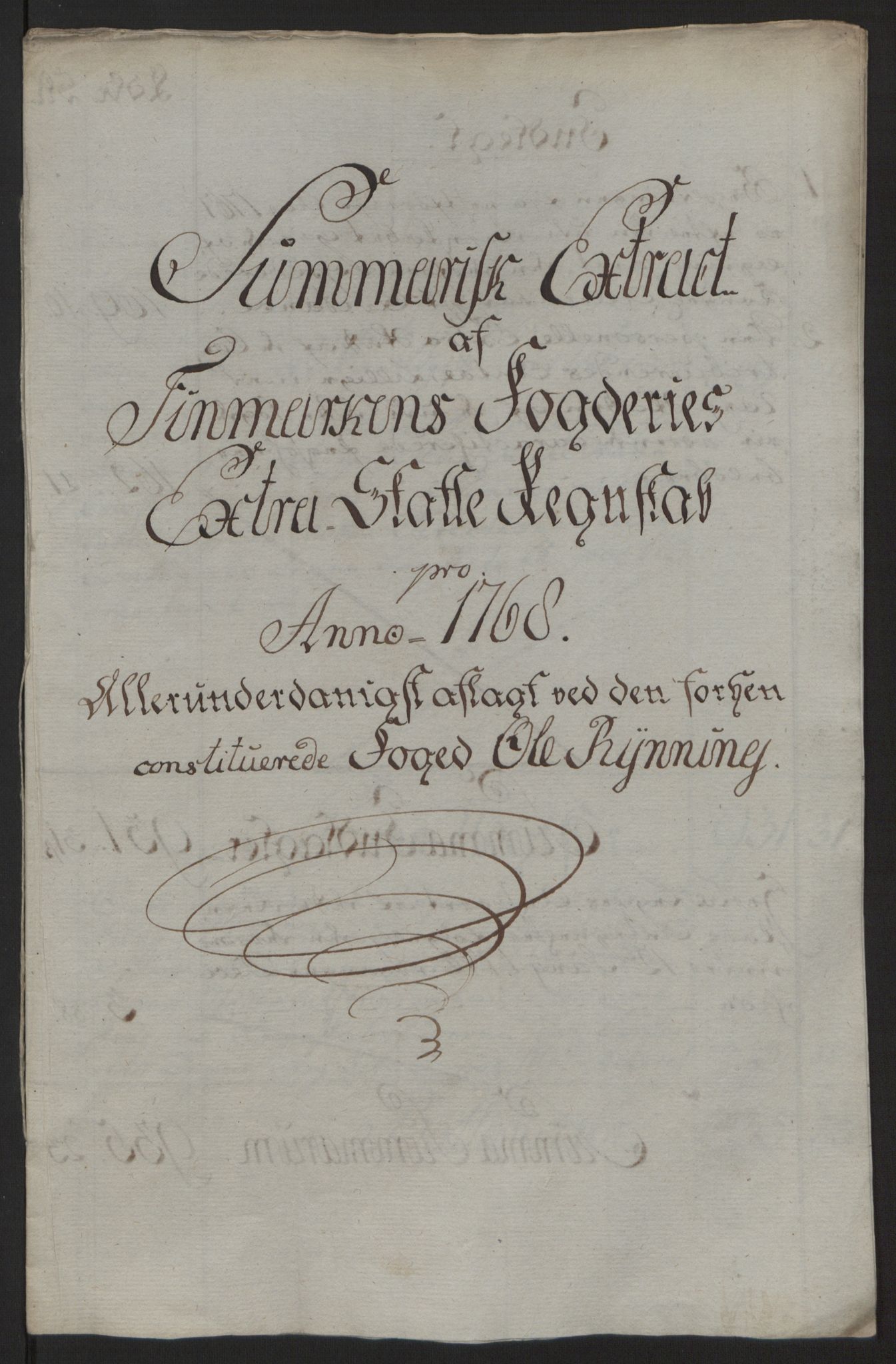 Rentekammeret inntil 1814, Reviderte regnskaper, Fogderegnskap, AV/RA-EA-4092/R69/L4910: Ekstraskatten  Finnmark/Vardøhus, 1762-1772, p. 254