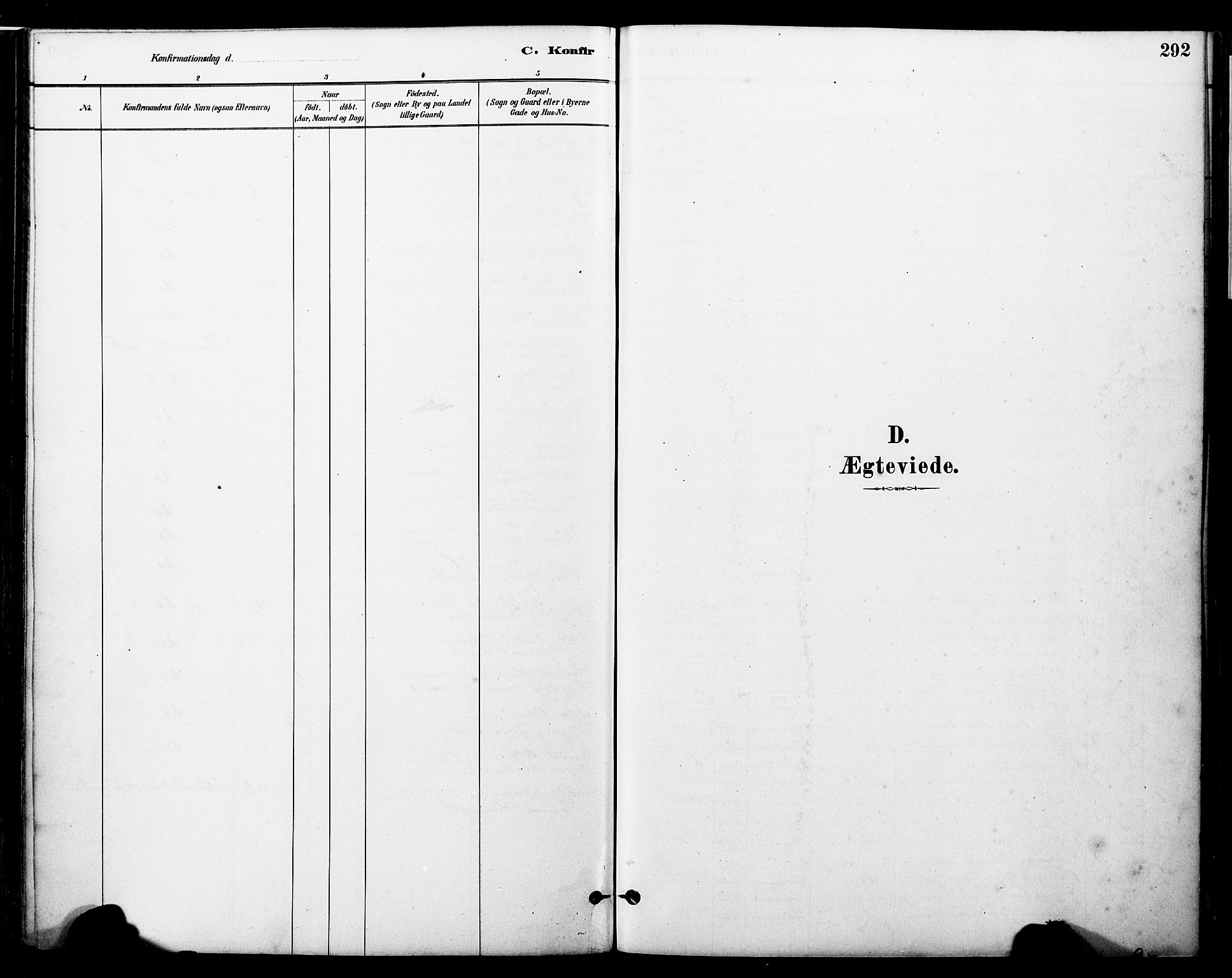 Ministerialprotokoller, klokkerbøker og fødselsregistre - Nord-Trøndelag, SAT/A-1458/723/L0244: Parish register (official) no. 723A13, 1881-1899, p. 292