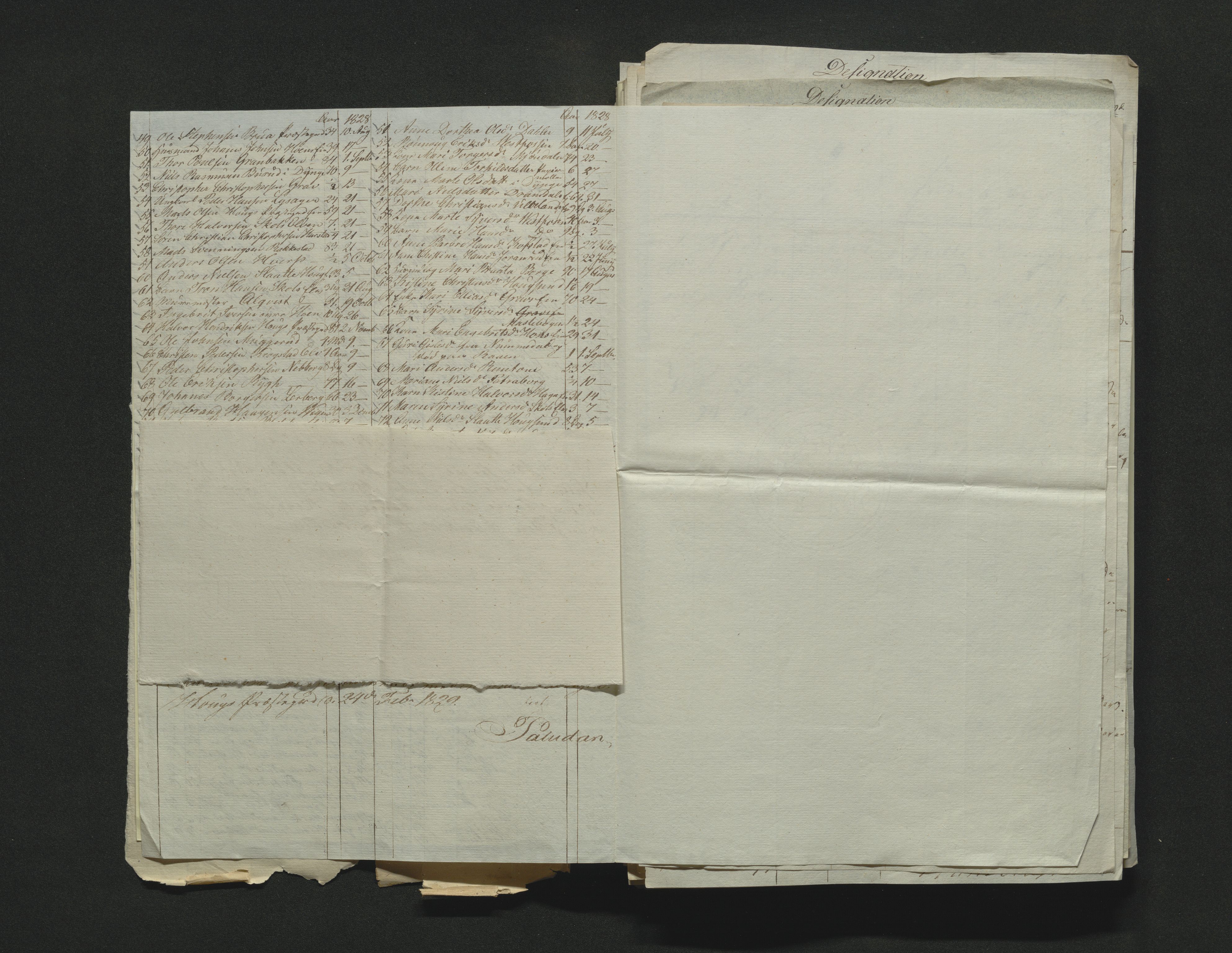 Eiker, Modum og Sigdal sorenskriveri, AV/SAKO-A-123/H/Ha/Hab/L0002: Dødsfallsmeldinger, 1823-1829, p. 243