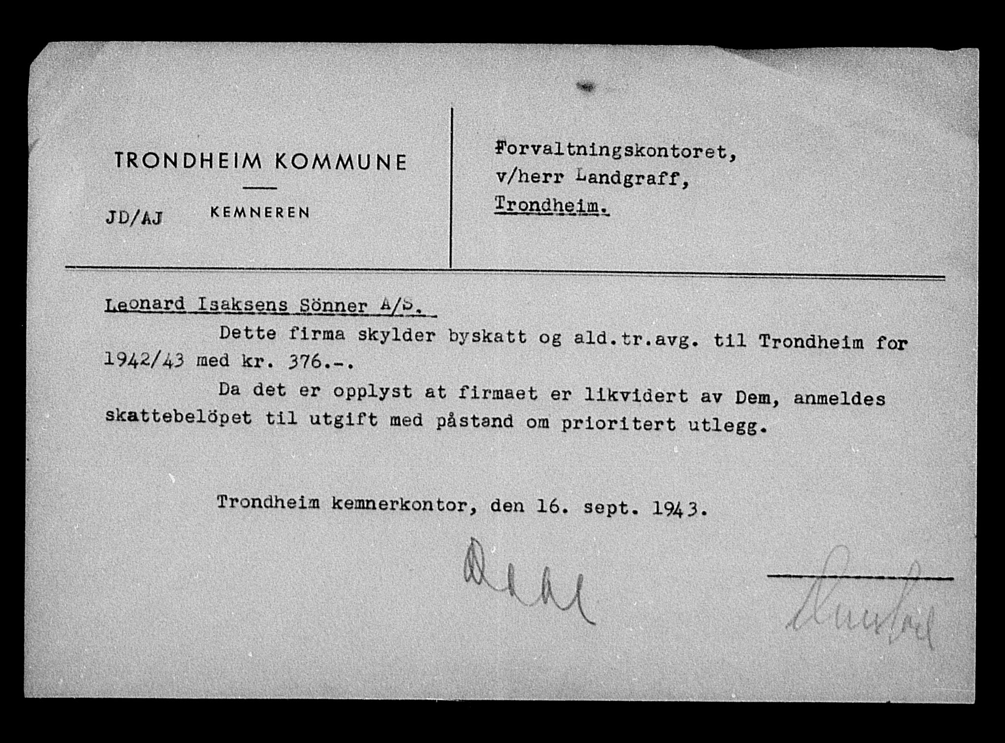 Justisdepartementet, Tilbakeføringskontoret for inndratte formuer, AV/RA-S-1564/H/Hc/Hca/L0898: --, 1945-1947, p. 38