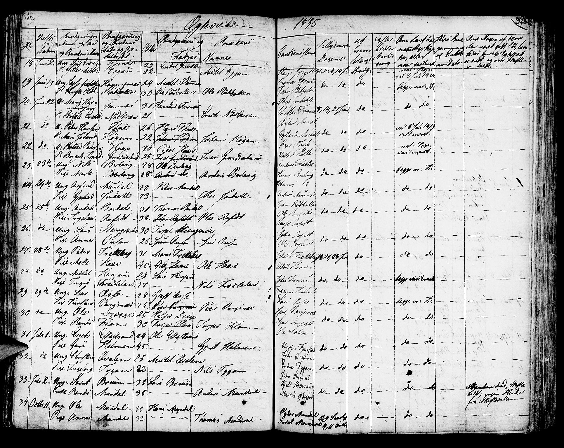 Leikanger sokneprestembete, SAB/A-81001: Parish register (official) no. A 6, 1810-1838, p. 328