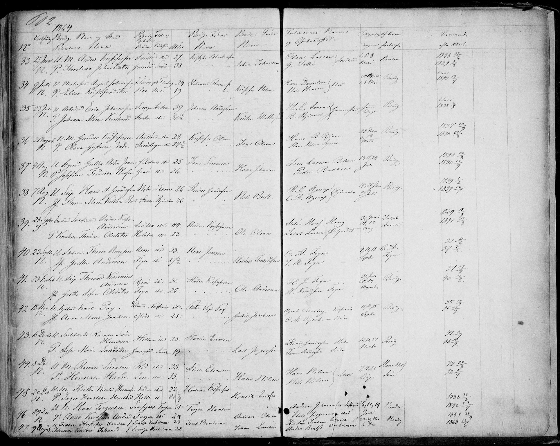 Nøtterøy kirkebøker, AV/SAKO-A-354/F/Fa/L0006: Parish register (official) no. I 6, 1852-1864, p. 602