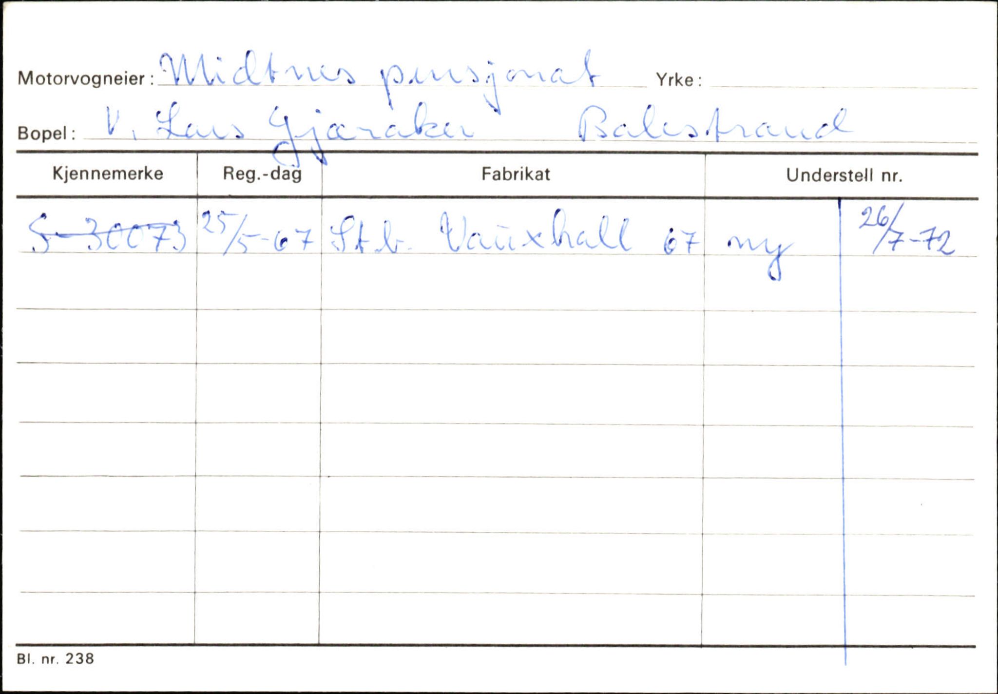 Statens vegvesen, Sogn og Fjordane vegkontor, AV/SAB-A-5301/4/F/L0132: Eigarregister Askvoll A-Å. Balestrand A-Å, 1945-1975, p. 2056