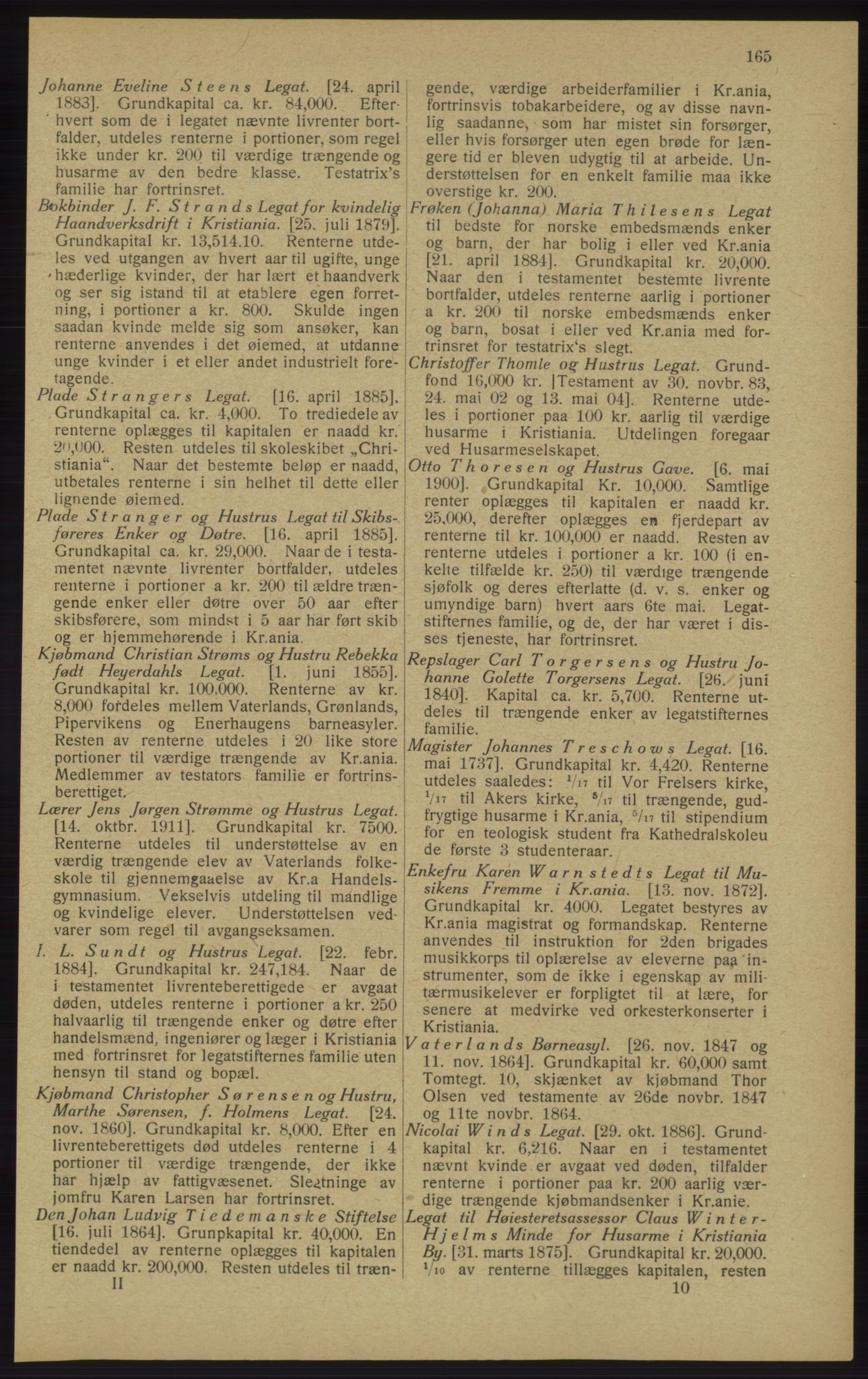 Kristiania/Oslo adressebok, PUBL/-, 1913, p. 167