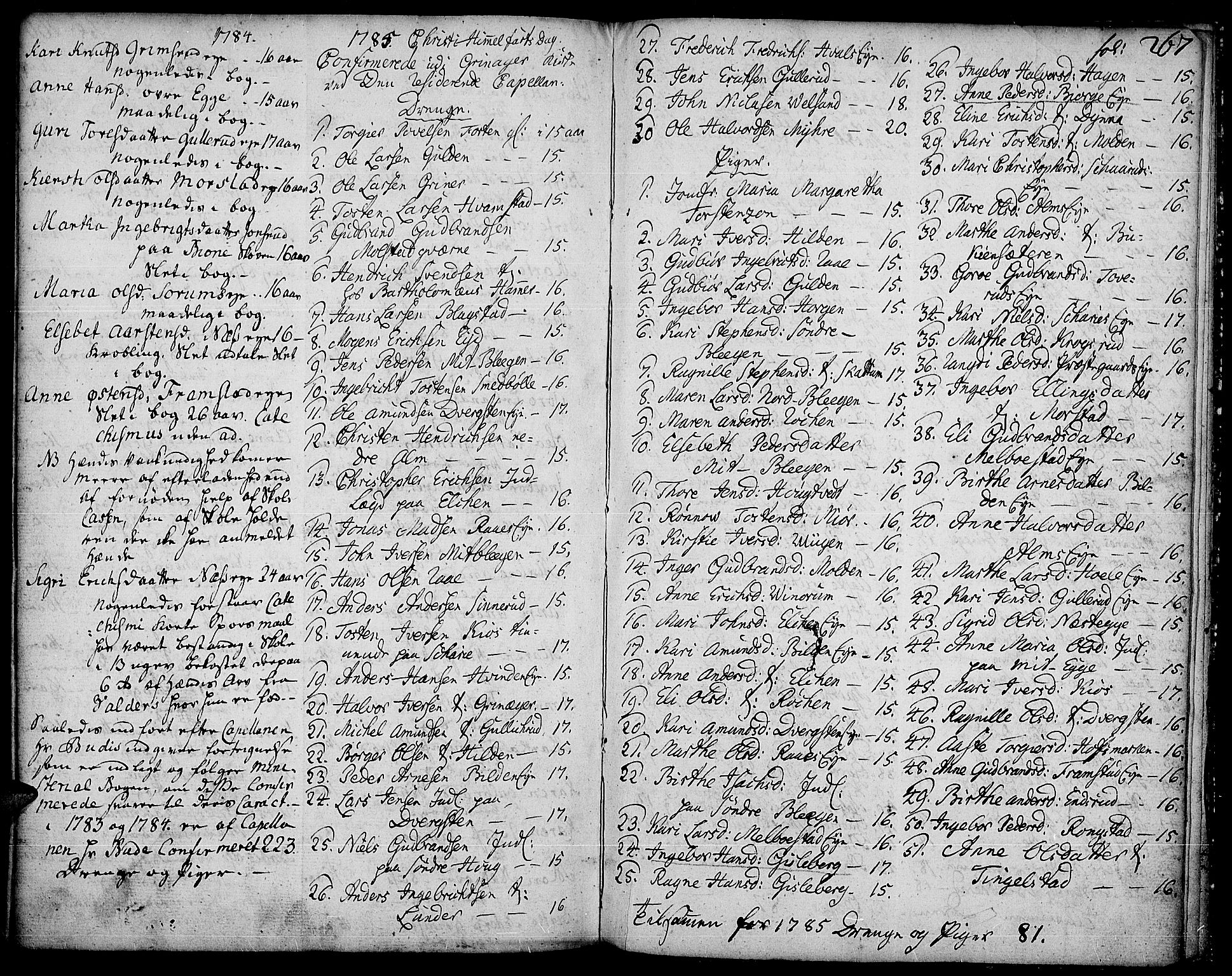 Gran prestekontor, AV/SAH-PREST-112/H/Ha/Haa/L0005: Parish register (official) no. 5, 1776-1788, p. 267