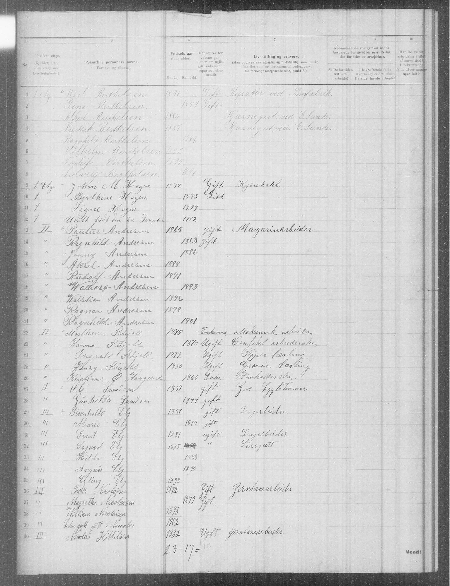 OBA, Municipal Census 1902 for Kristiania, 1902, p. 9774