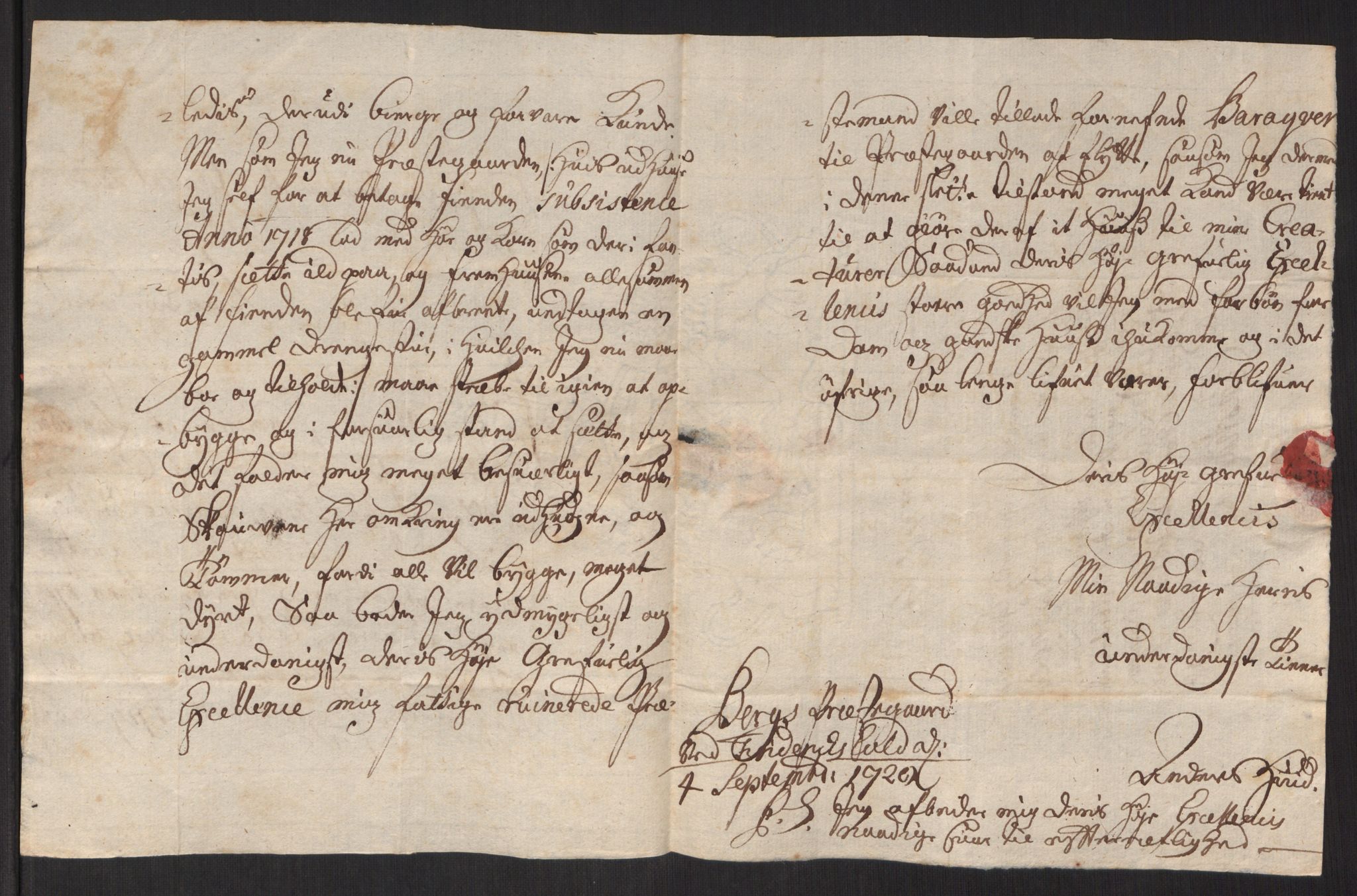 Kommanderende general (KG I) med Det norske krigsdirektorium, AV/RA-EA-5419/D/L0152: Fredriksten festning: Brev, inventarfortegnelser og regnskapsekstrakter, 1720-1723, p. 190