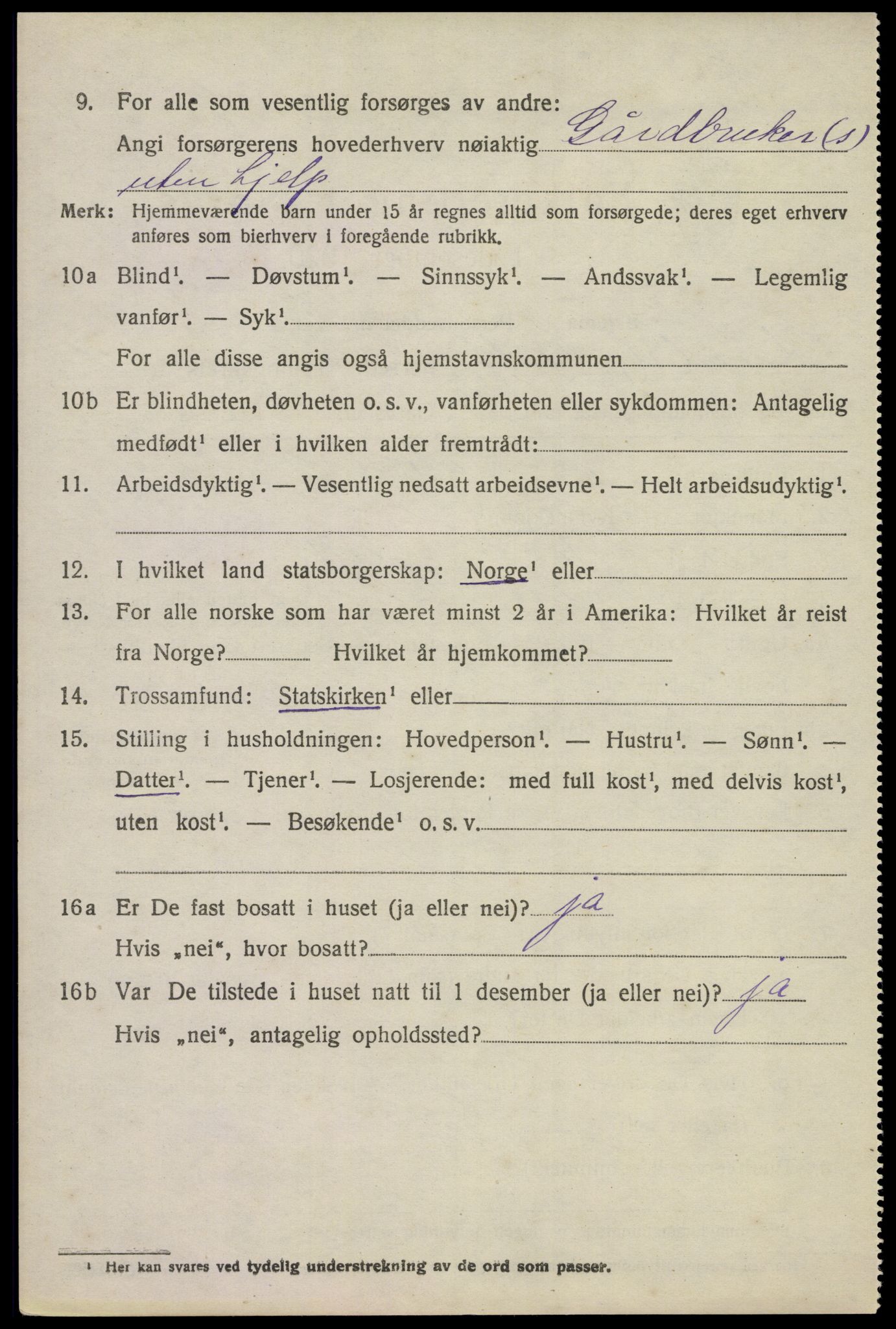 SAKO, 1920 census for Lardal, 1920, p. 2494