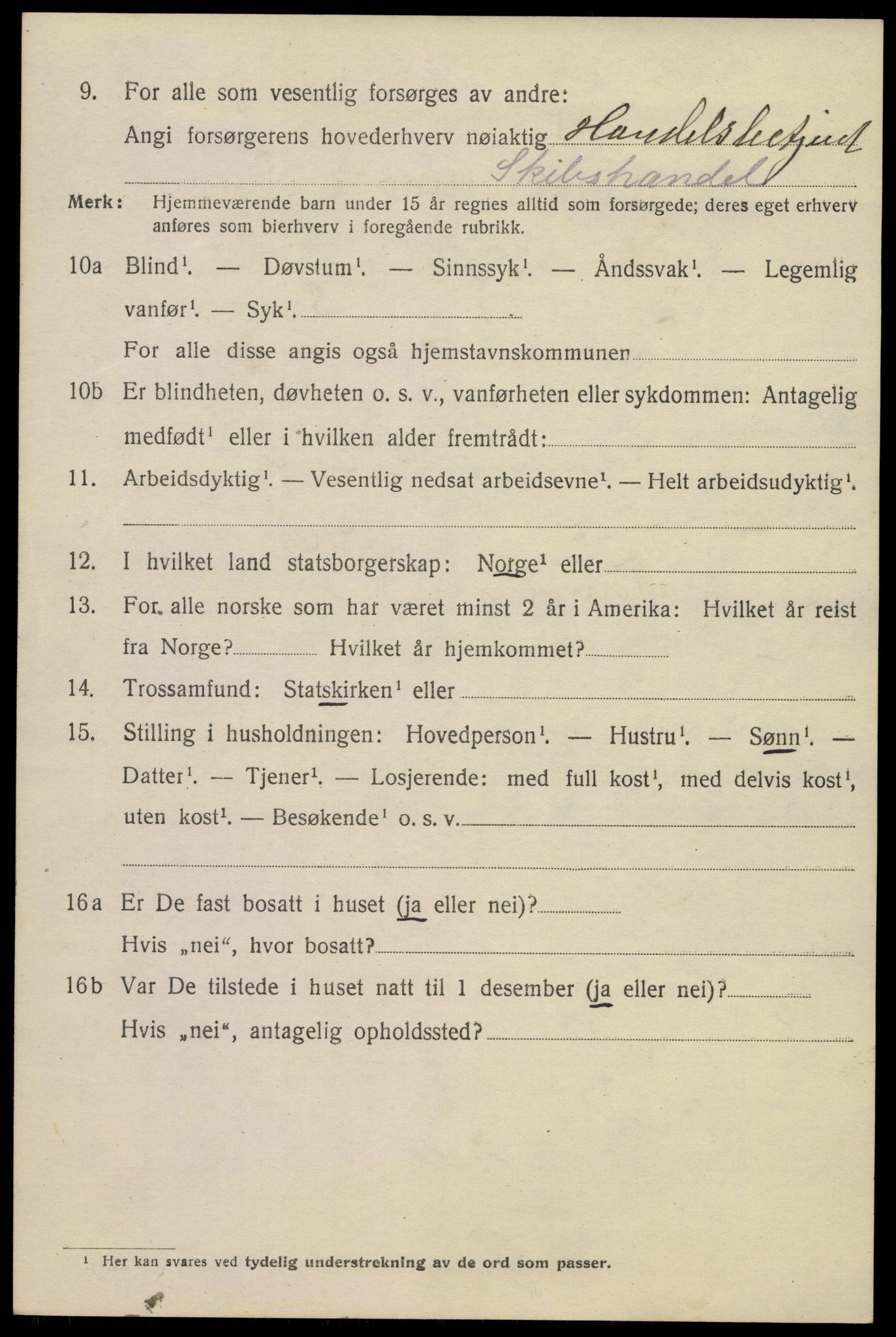 SAKO, 1920 census for Tønsberg, 1920, p. 13136