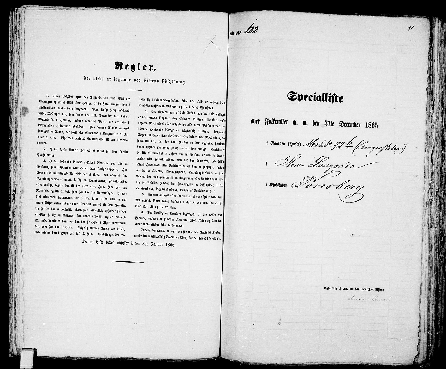 RA, 1865 census for Tønsberg, 1865, p. 269