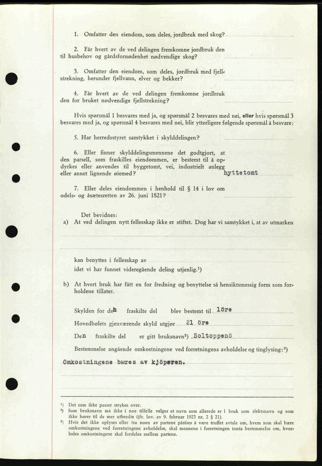 Tønsberg sorenskriveri, AV/SAKO-A-130/G/Ga/Gaa/L0009: Mortgage book no. A9, 1940-1941, Diary no: : 2034/1940