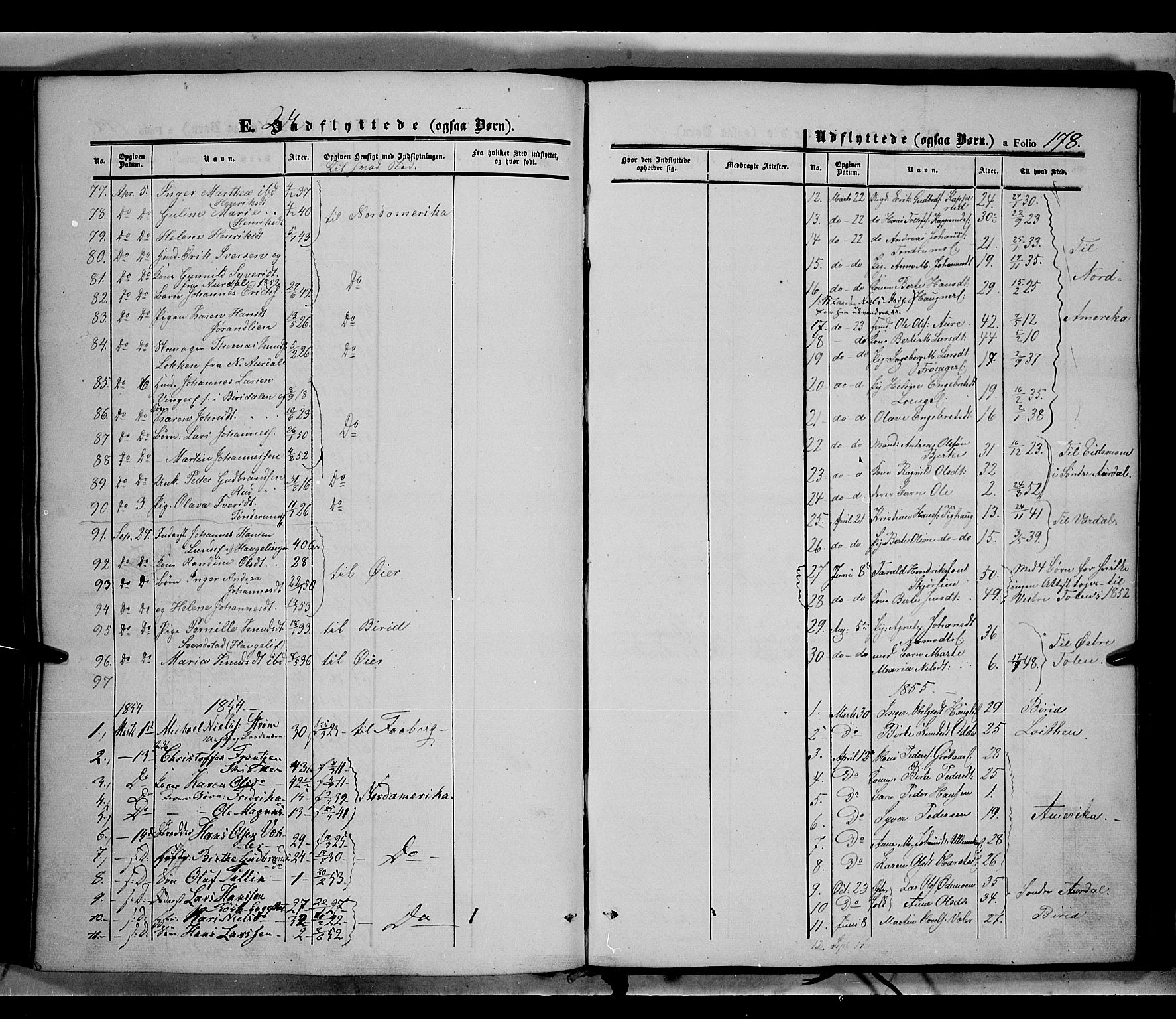 Land prestekontor, SAH/PREST-120/H/Ha/Haa/L0010: Parish register (official) no. 10, 1847-1859, p. 178
