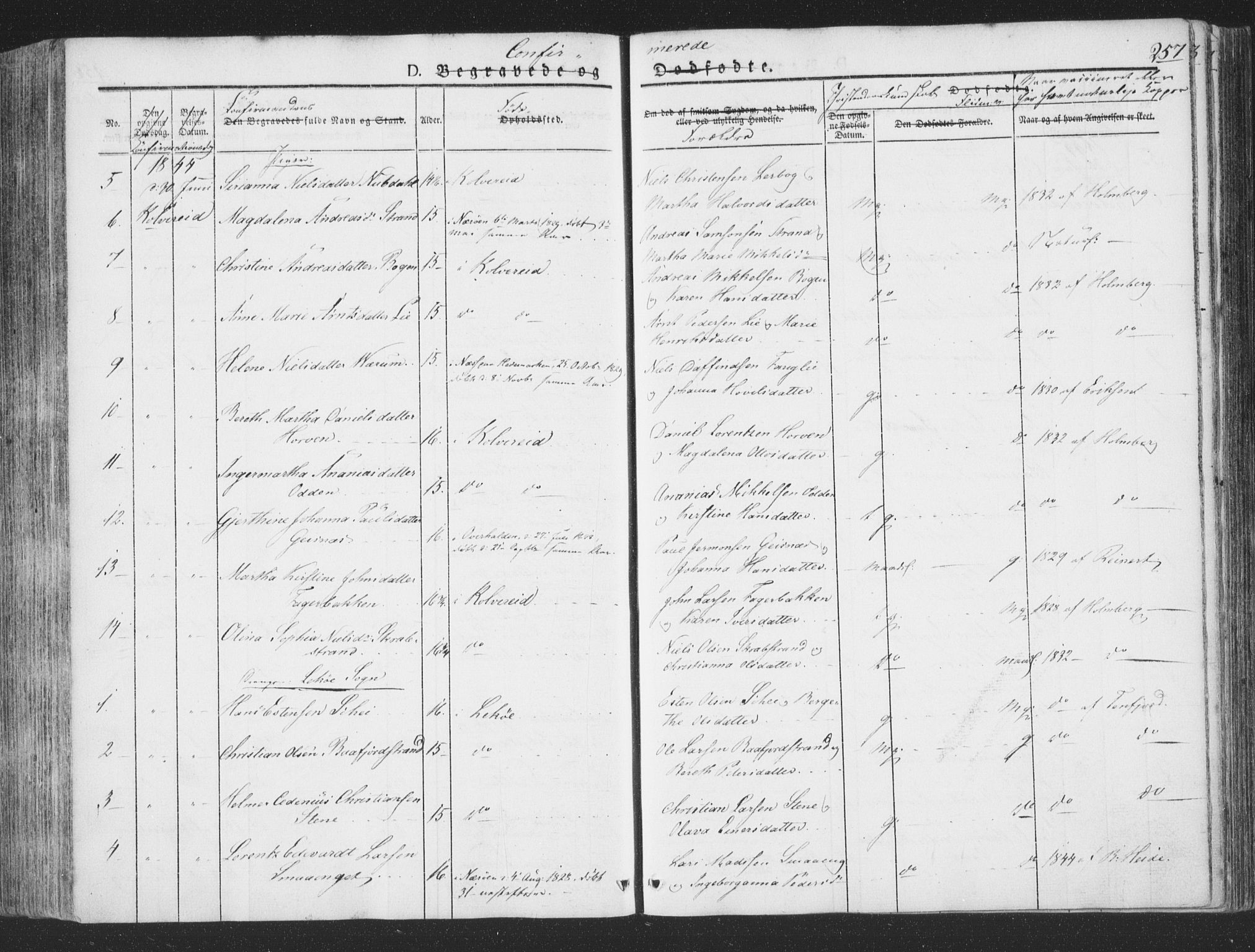 Ministerialprotokoller, klokkerbøker og fødselsregistre - Nord-Trøndelag, AV/SAT-A-1458/780/L0639: Parish register (official) no. 780A04, 1830-1844, p. 257