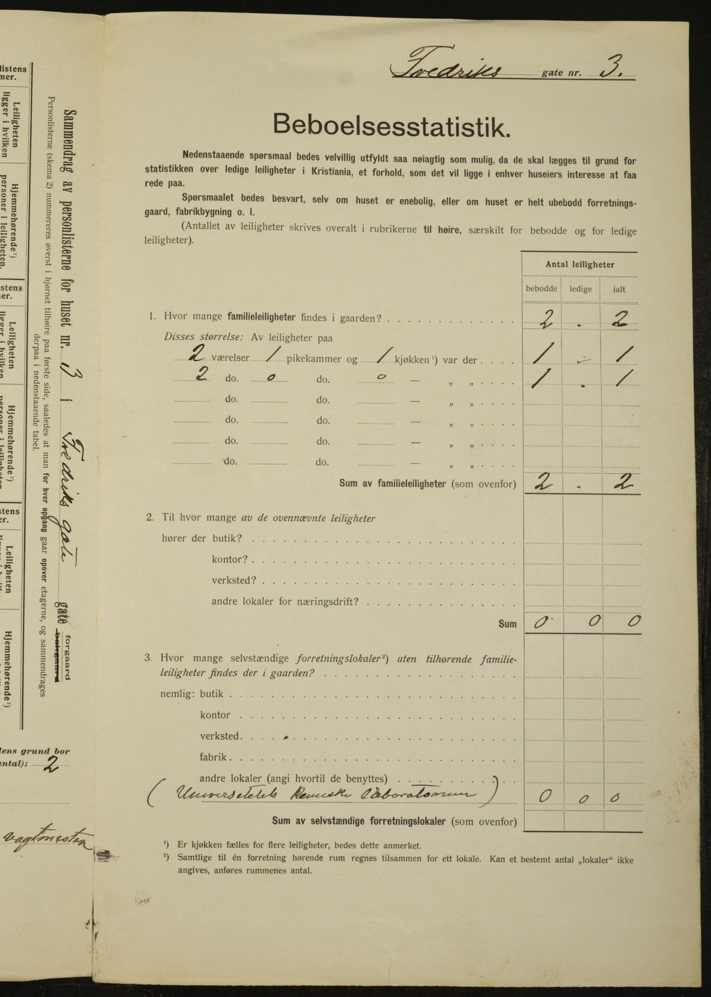 OBA, Municipal Census 1912 for Kristiania, 1912, p. 26612