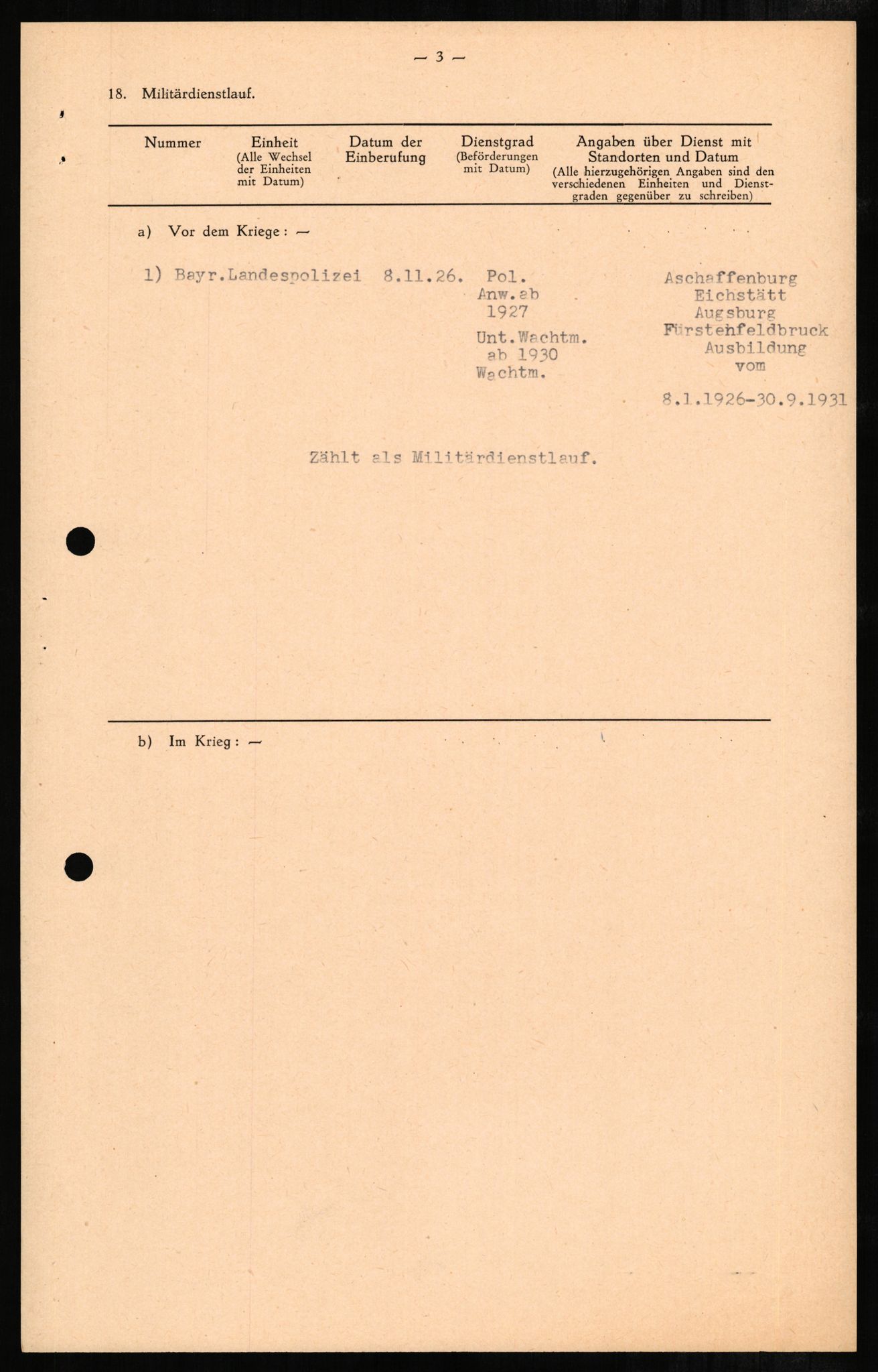 Forsvaret, Forsvarets overkommando II, AV/RA-RAFA-3915/D/Db/L0001: CI Questionaires. Tyske okkupasjonsstyrker i Norge. Tyskere., 1945-1946, p. 33