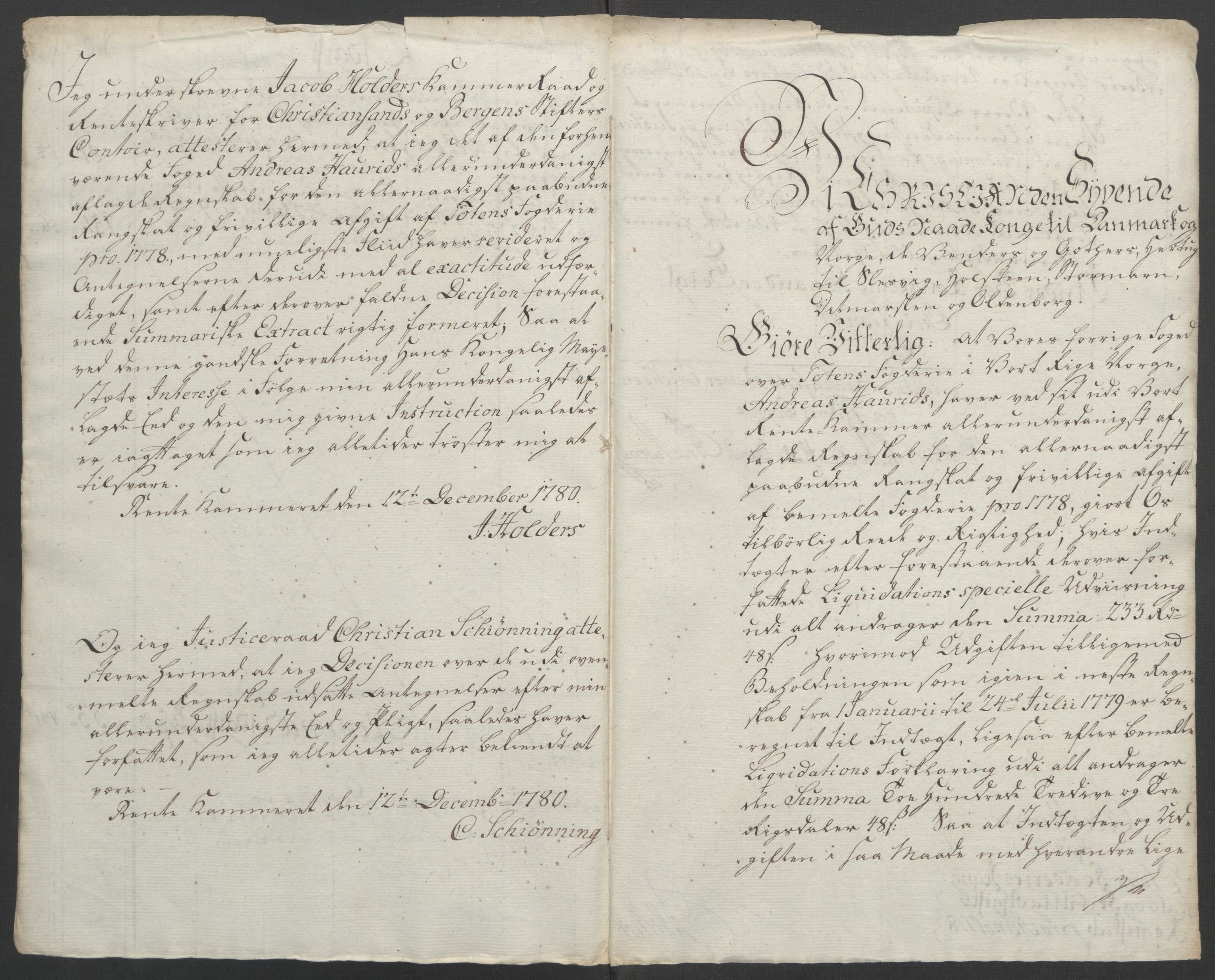 Rentekammeret inntil 1814, Reviderte regnskaper, Fogderegnskap, AV/RA-EA-4092/R19/L1399: Fogderegnskap Toten, Hadeland og Vardal, 1762-1783, p. 470