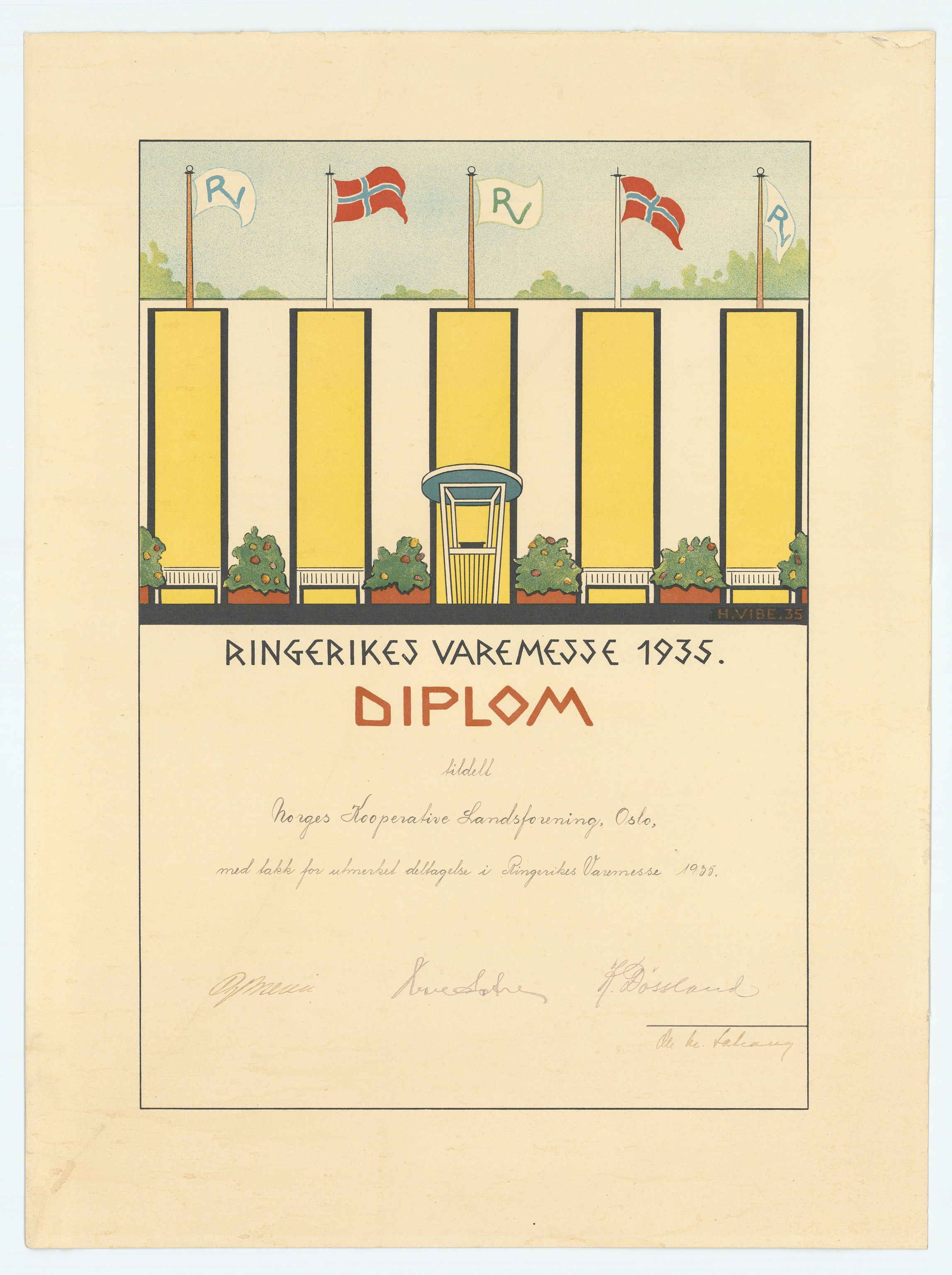 Coop NKL BA (Coop Norge SA), AV/RA-PA-1394/Y/L0008: Mappe med reklameplakater, arbeidsreglement og diplomer. Stiftelsesprotokoller for noen av de første lokale kooperative selskaper, 1900-2005, p. 8