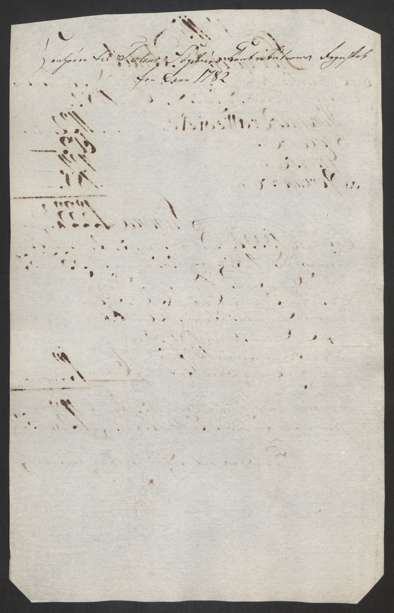 Rentekammeret inntil 1814, Reviderte regnskaper, Fogderegnskap, AV/RA-EA-4092/R19/L1369: Fogderegnskap Toten, Hadeland og Vardal, 1782, p. 342