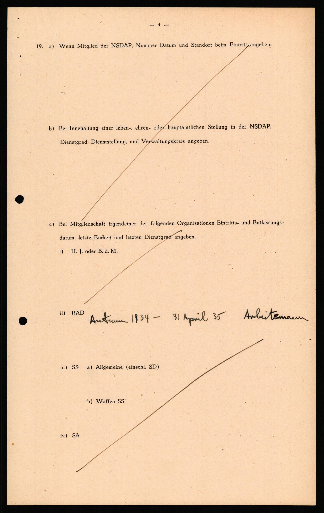 Forsvaret, Forsvarets overkommando II, AV/RA-RAFA-3915/D/Db/L0035: CI Questionaires. Tyske okkupasjonsstyrker i Norge. Tyskere., 1945-1946, p. 312