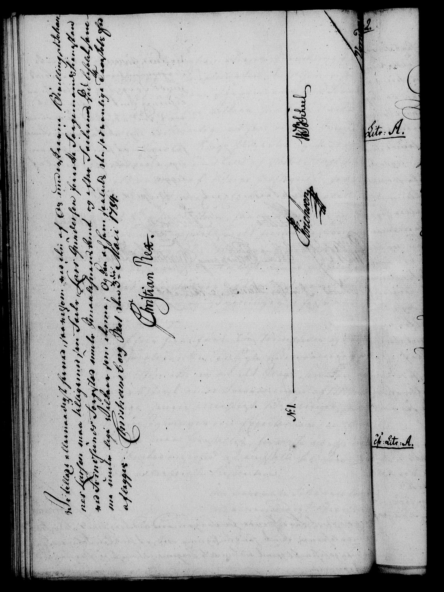 Rentekammeret, Kammerkanselliet, AV/RA-EA-3111/G/Gf/Gfa/L0066: Norsk relasjons- og resolusjonsprotokoll (merket RK 52.66), 1784, p. 385