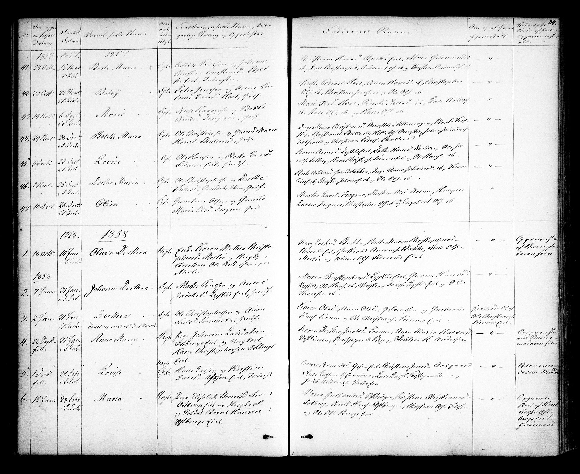 Sørum prestekontor Kirkebøker, AV/SAO-A-10303/F/Fa/L0005: Parish register (official) no. I 5, 1846-1863, p. 84