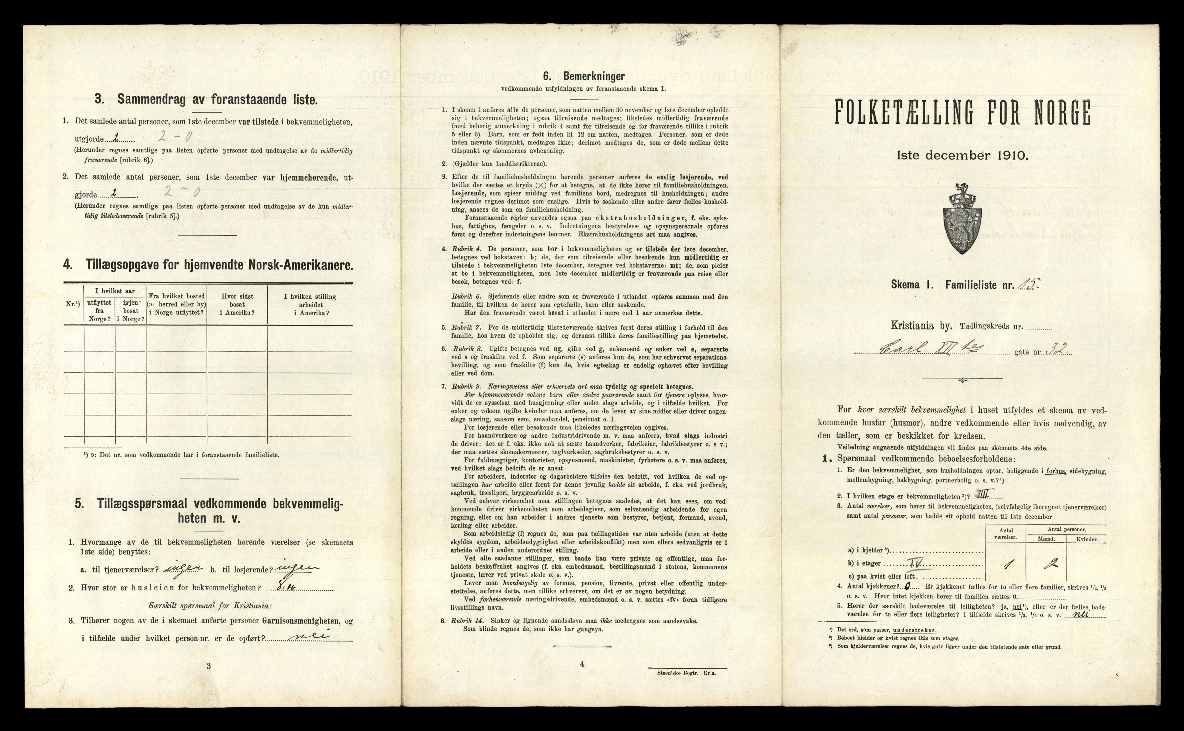 RA, 1910 census for Kristiania, 1910, p. 47467