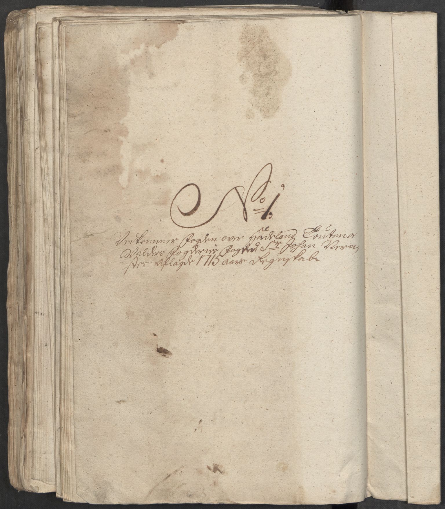 Rentekammeret inntil 1814, Reviderte regnskaper, Fogderegnskap, RA/EA-4092/R18/L1314: Fogderegnskap Hadeland, Toten og Valdres, 1715, p. 249