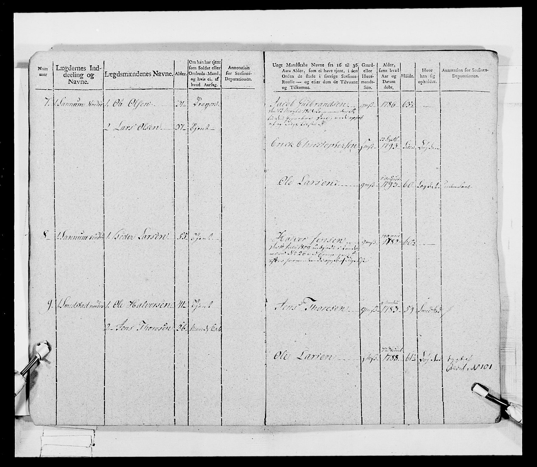 Generalitets- og kommissariatskollegiet, Det kongelige norske kommissariatskollegium, AV/RA-EA-5420/E/Eh/L0033: Nordafjelske gevorbne infanteriregiment, 1810, p. 9