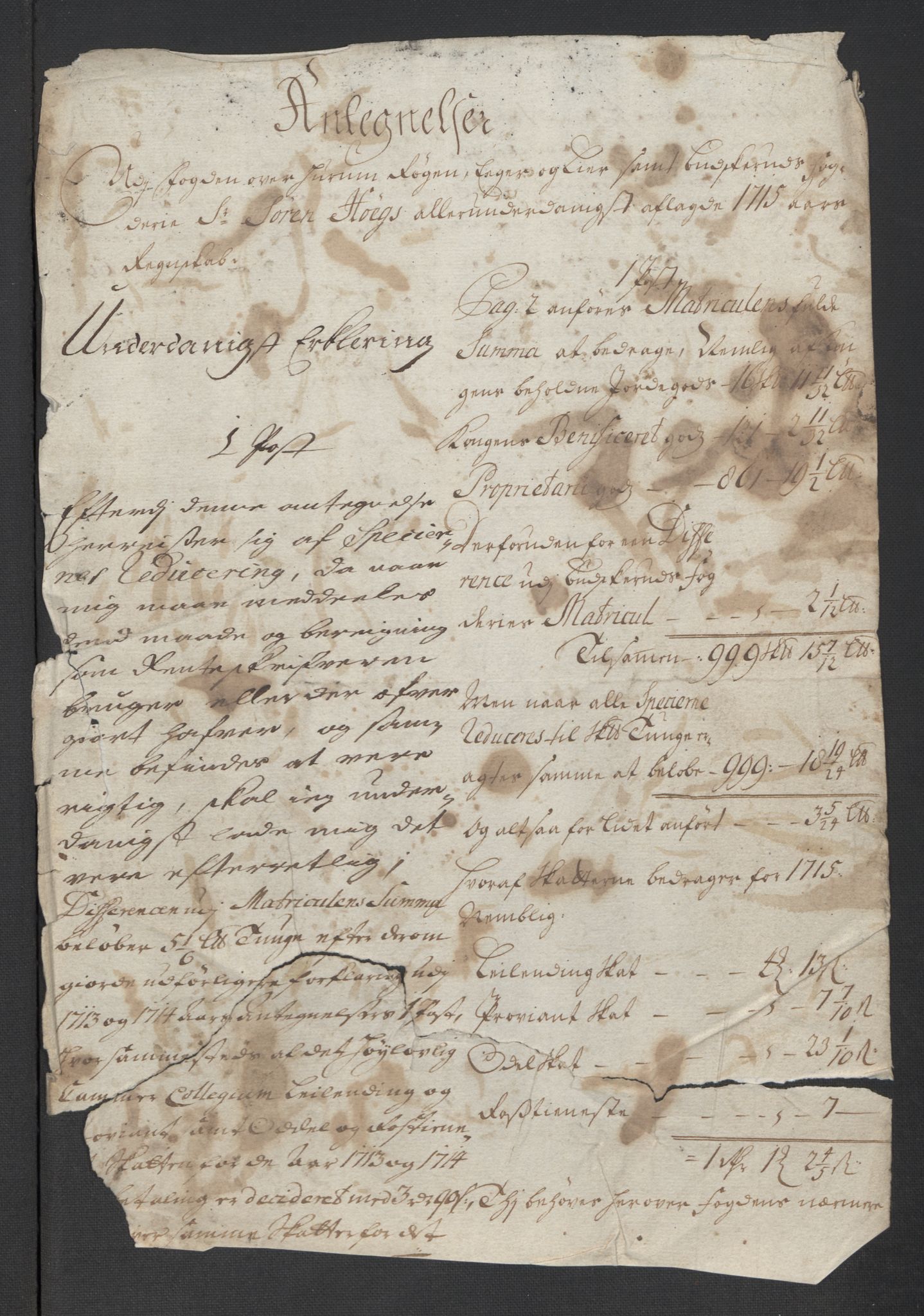 Rentekammeret inntil 1814, Reviderte regnskaper, Fogderegnskap, AV/RA-EA-4092/R31/L1710: Fogderegnskap Hurum, Røyken, Eiker, Lier og Buskerud, 1715-1716, p. 214