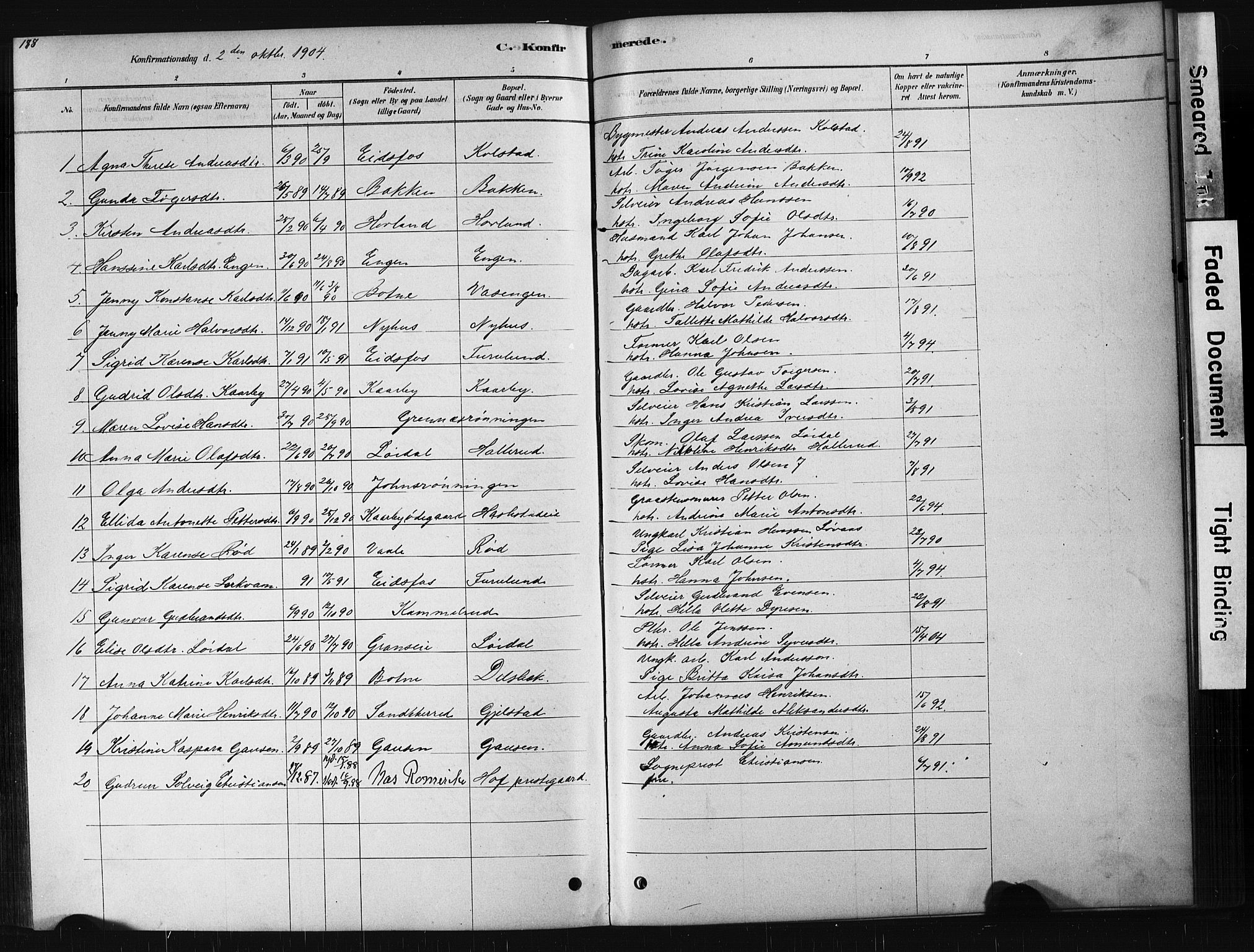 Hof kirkebøker, AV/SAKO-A-64/G/Ga/L0004: Parish register (copy) no. I 4, 1878-1930, p. 178