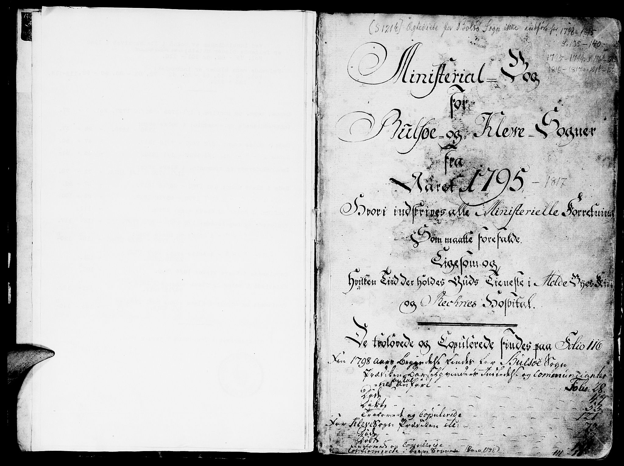 Ministerialprotokoller, klokkerbøker og fødselsregistre - Møre og Romsdal, SAT/A-1454/555/L0649: Parish register (official) no. 555A02 /1, 1795-1821