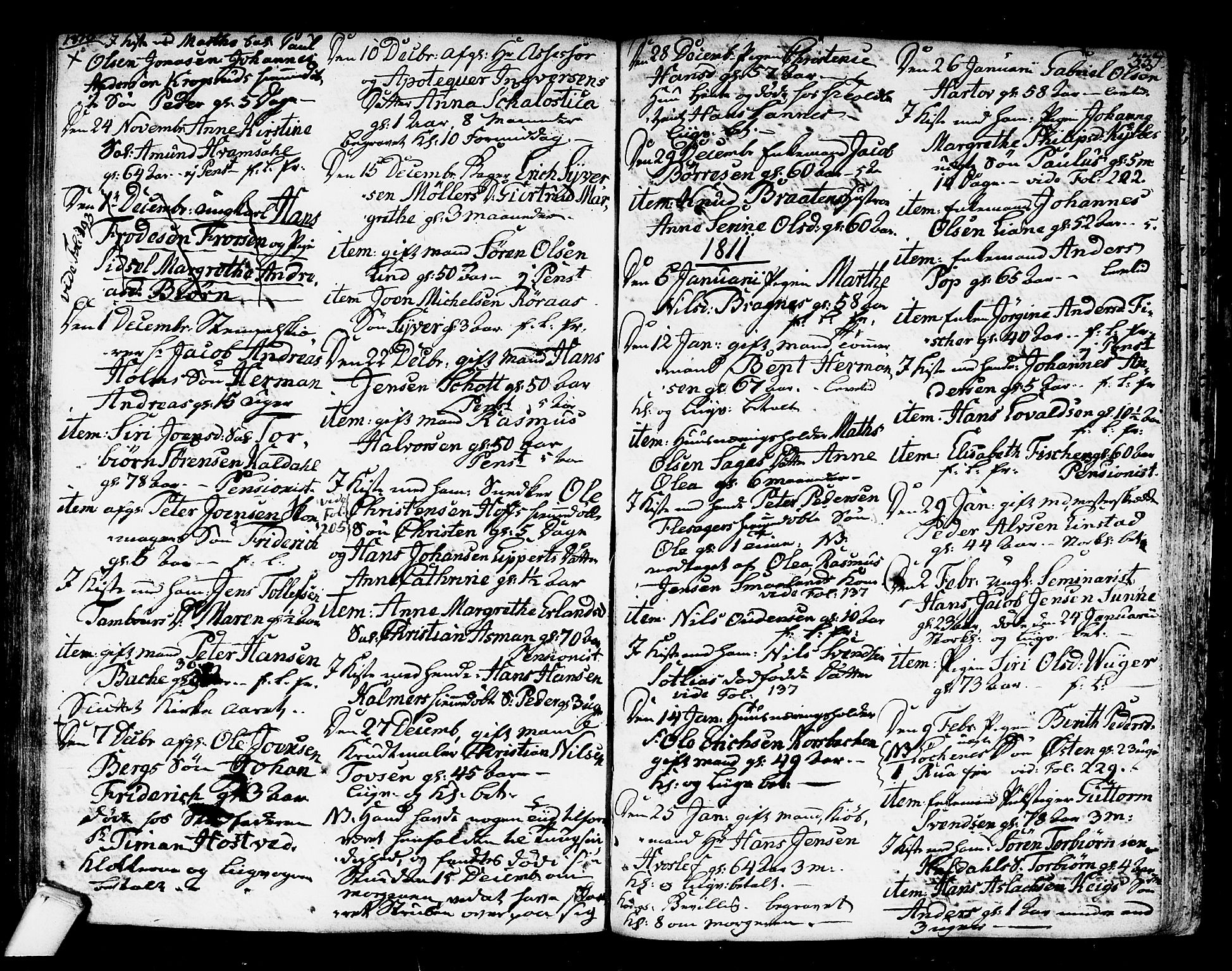 Kongsberg kirkebøker, AV/SAKO-A-22/F/Fa/L0007: Parish register (official) no. I 7, 1795-1816, p. 337