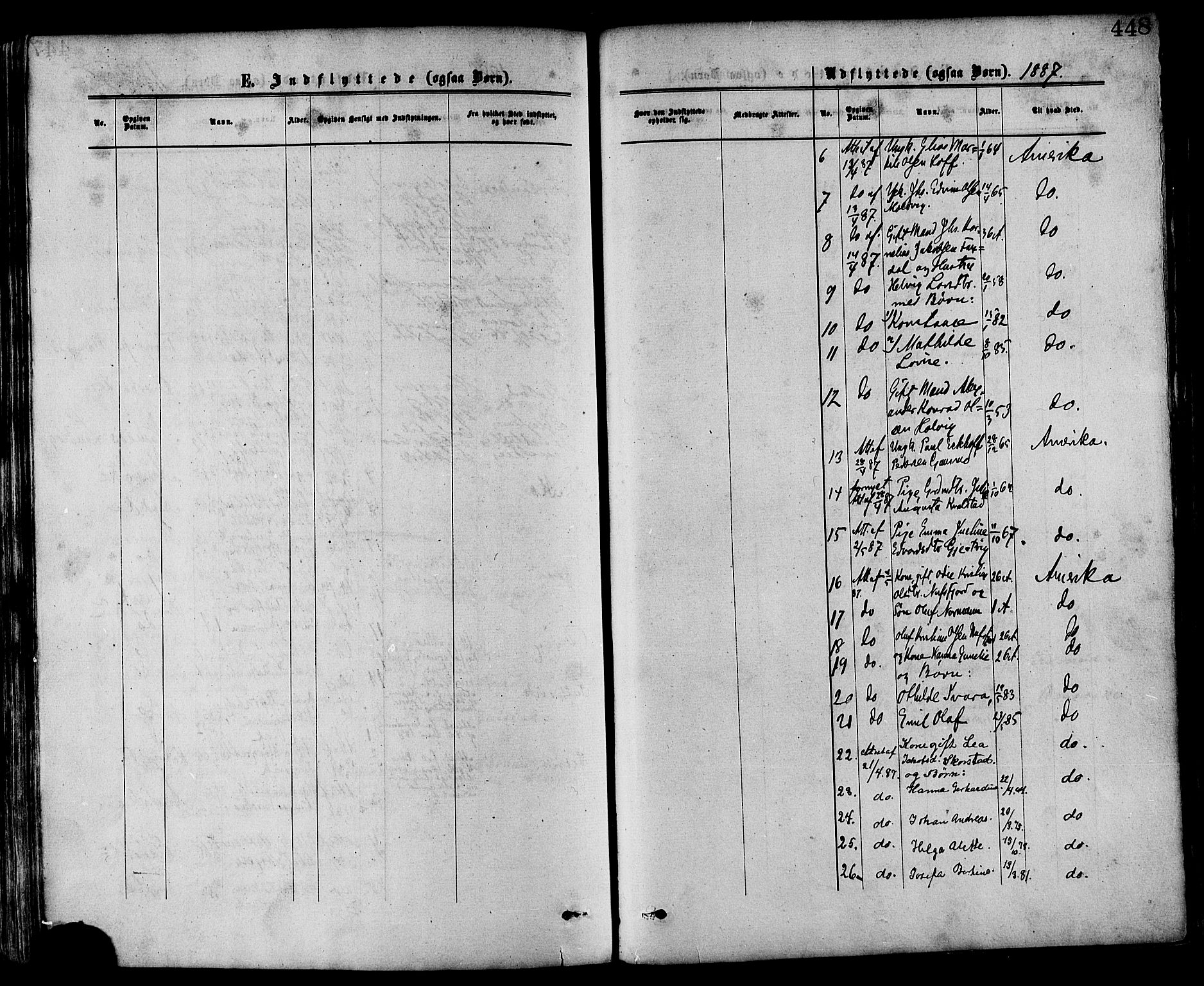Ministerialprotokoller, klokkerbøker og fødselsregistre - Nord-Trøndelag, SAT/A-1458/773/L0616: Parish register (official) no. 773A07, 1870-1887, p. 448
