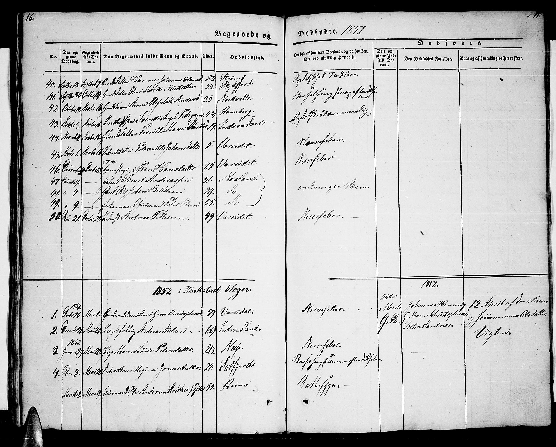 Ministerialprotokoller, klokkerbøker og fødselsregistre - Nordland, AV/SAT-A-1459/885/L1212: Parish register (copy) no. 885C01, 1847-1873, p. 16-17