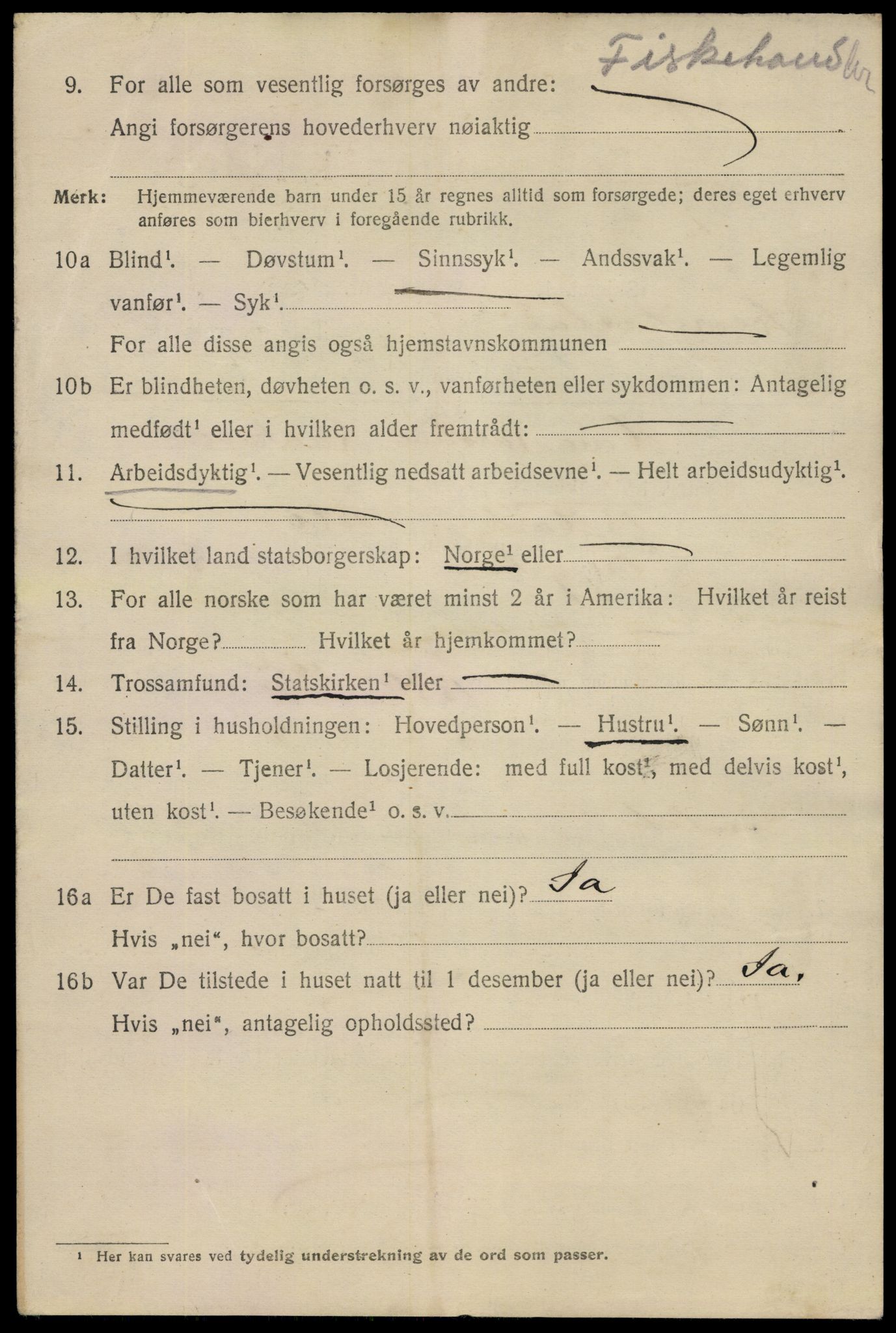 SAO, 1920 census for Fredrikstad, 1920, p. 43014