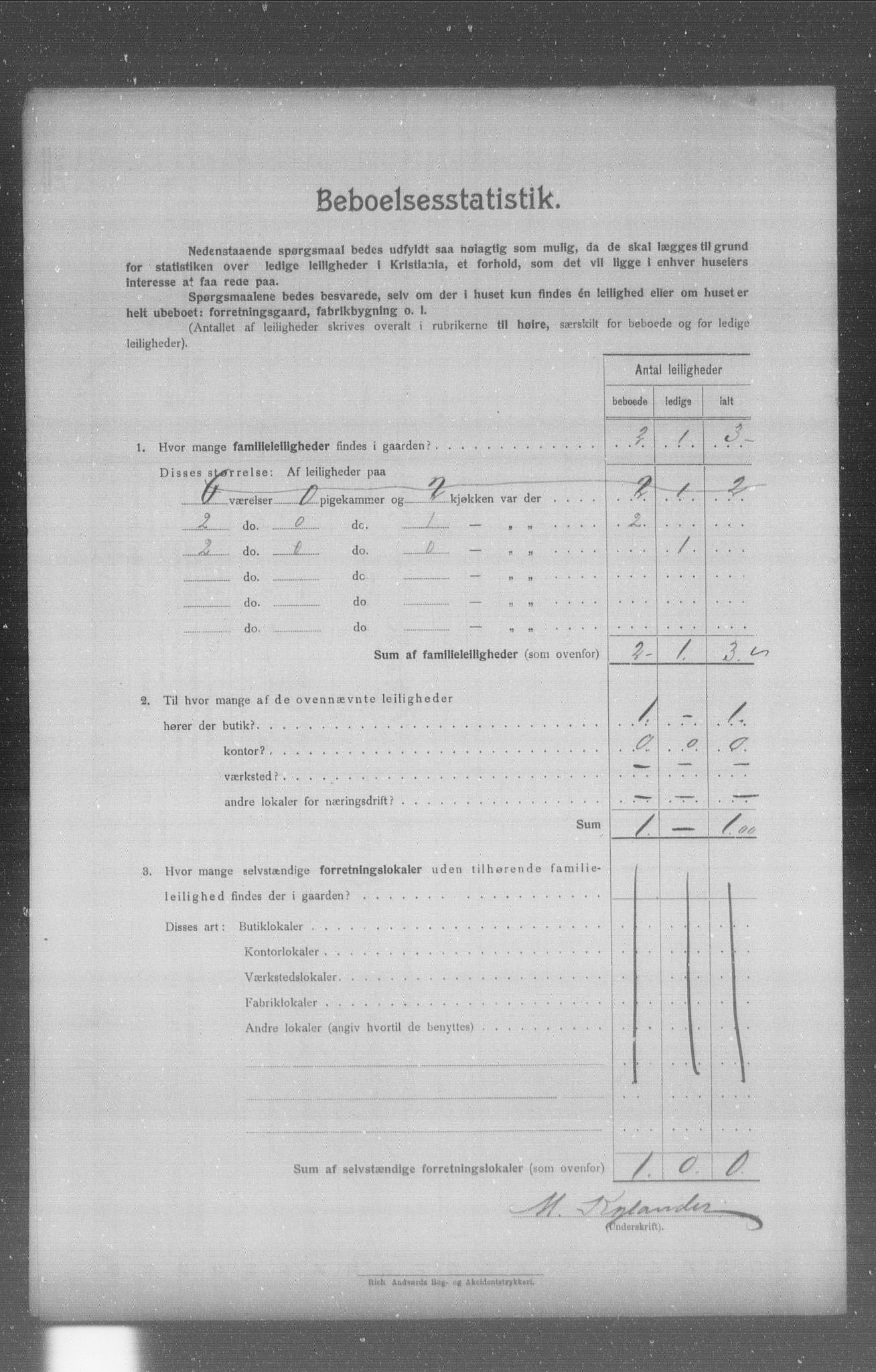 OBA, Municipal Census 1904 for Kristiania, 1904, p. 4480