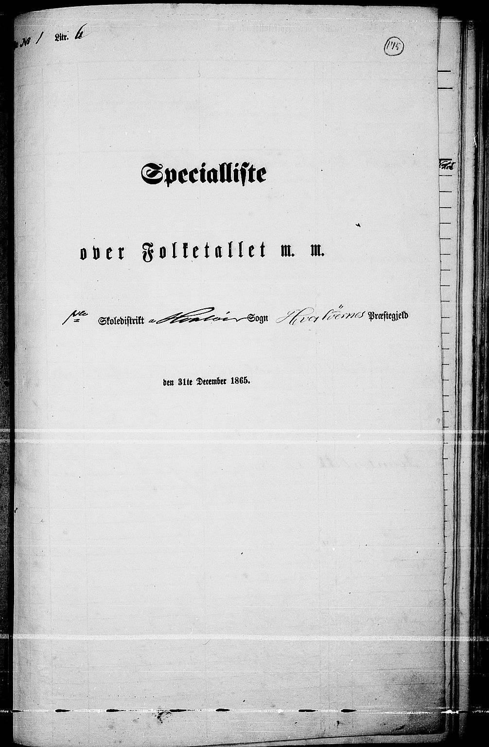 RA, 1865 census for Hvaler, 1865, p. 18