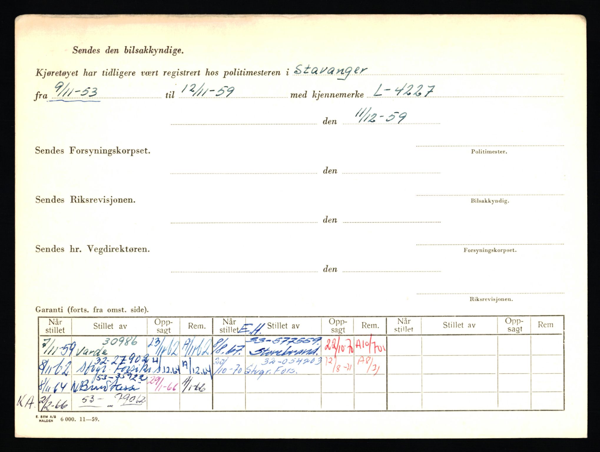 Stavanger trafikkstasjon, AV/SAST-A-101942/0/F/L0020: L-11000 - L-11499, 1930-1971, p. 1142