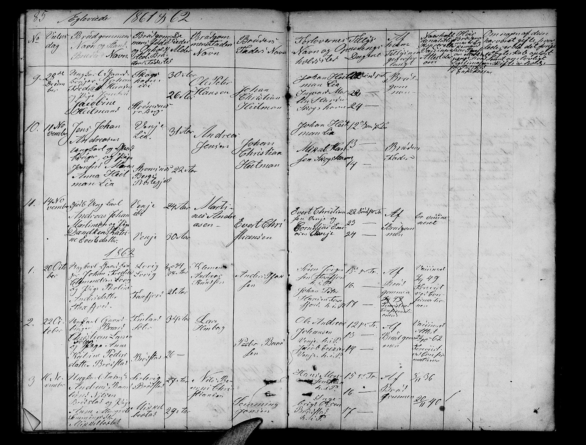 Tranøy sokneprestkontor, SATØ/S-1313/I/Ia/Iab/L0012klokker: Parish register (copy) no. 12, 1859-1874, p. 85
