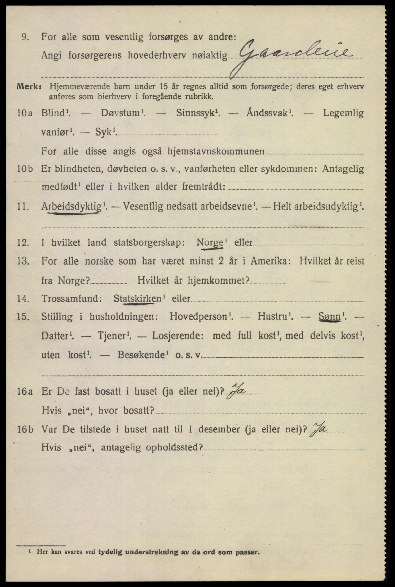 SAKO, 1920 census for Sandefjord, 1920, p. 13505