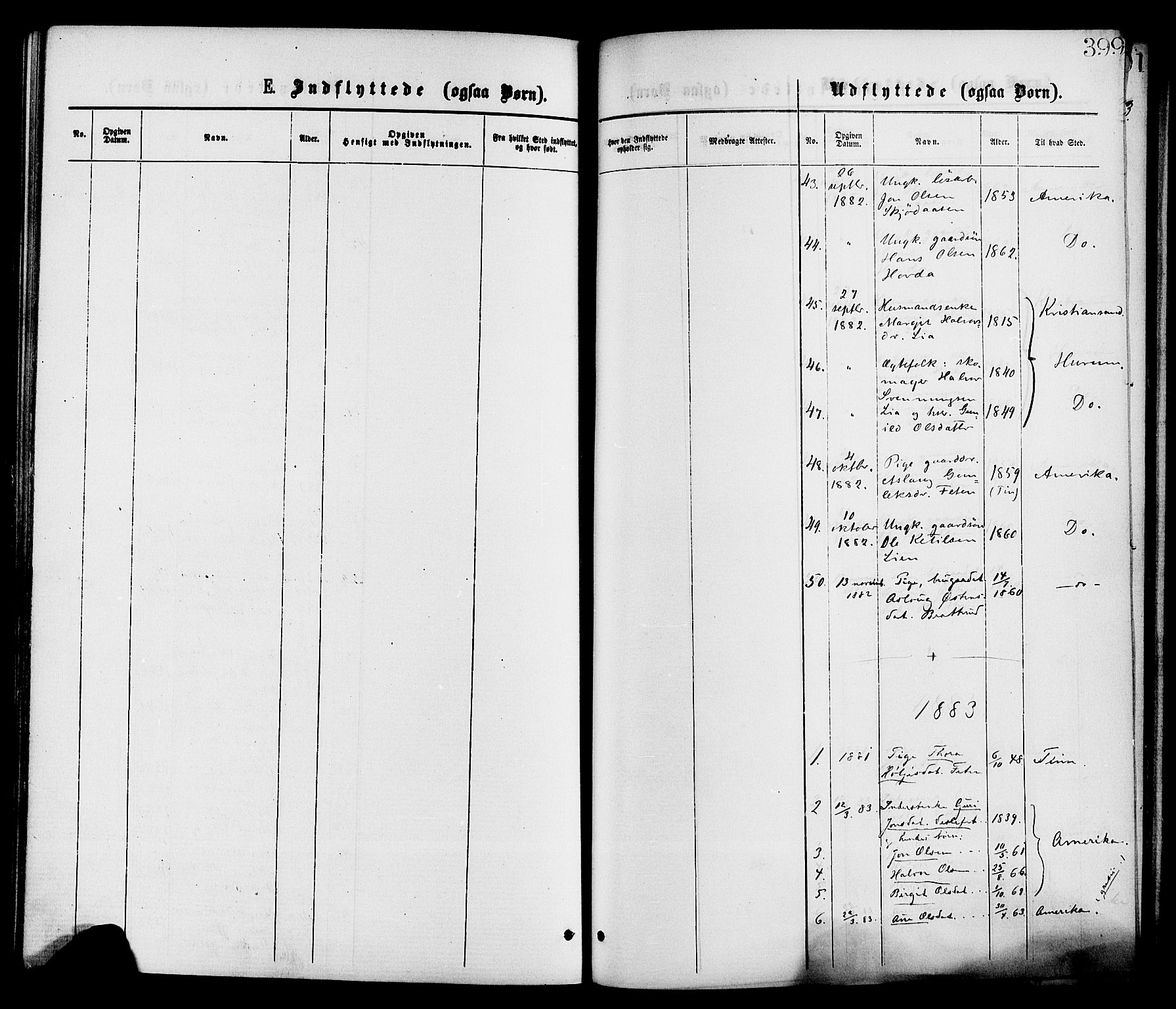 Gransherad kirkebøker, SAKO/A-267/F/Fa/L0004: Parish register (official) no. I 4, 1871-1886, p. 399