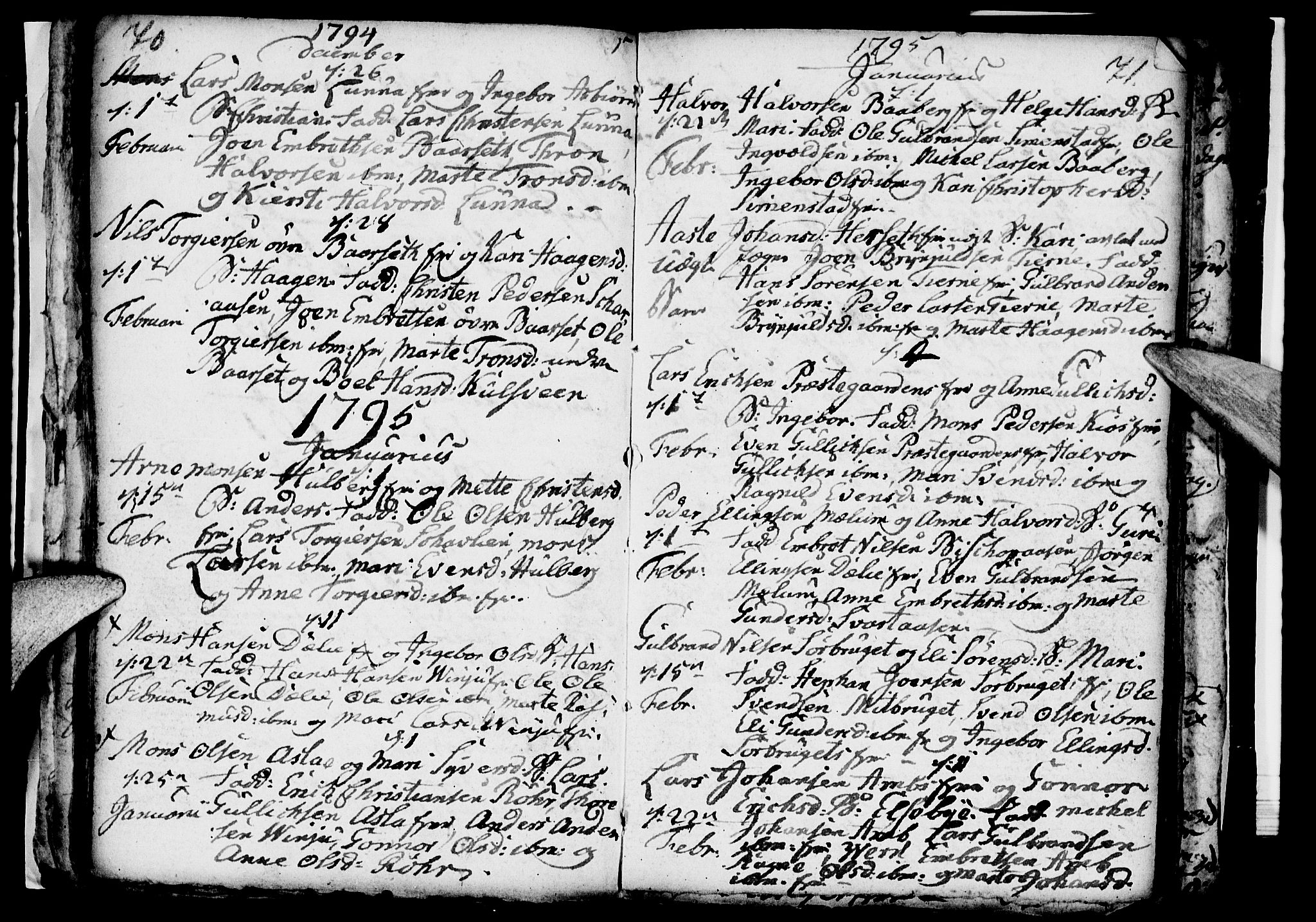 Ringsaker prestekontor, SAH/PREST-014/I/Ia/L0005/0006: Parish register draft no. 1F, 1793-1796, p. 70-71