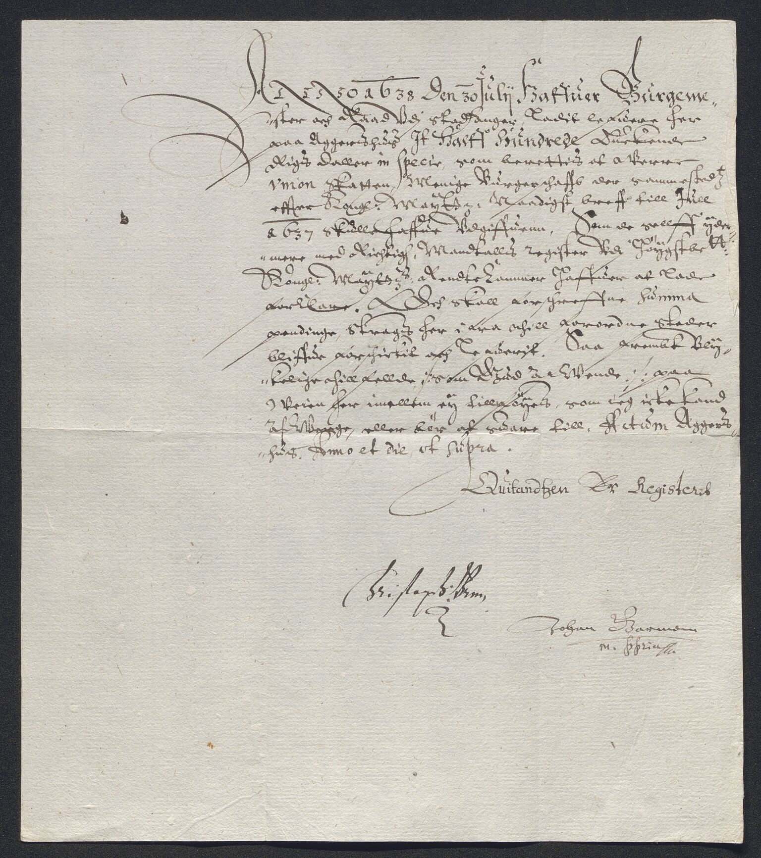 Rentekammeret inntil 1814, Reviderte regnskaper, Byregnskaper, AV/RA-EA-4066/R/Ro/L0298: [O1] By- og kontribusjonsregnskap, 1624-1639, p. 264