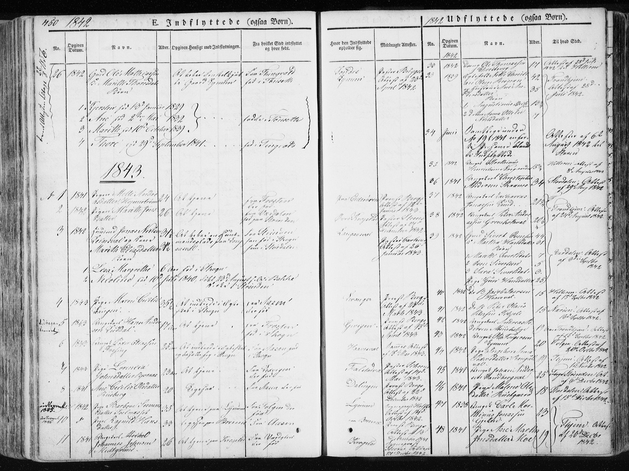 Ministerialprotokoller, klokkerbøker og fødselsregistre - Nord-Trøndelag, SAT/A-1458/717/L0154: Parish register (official) no. 717A06 /1, 1836-1849, p. 450