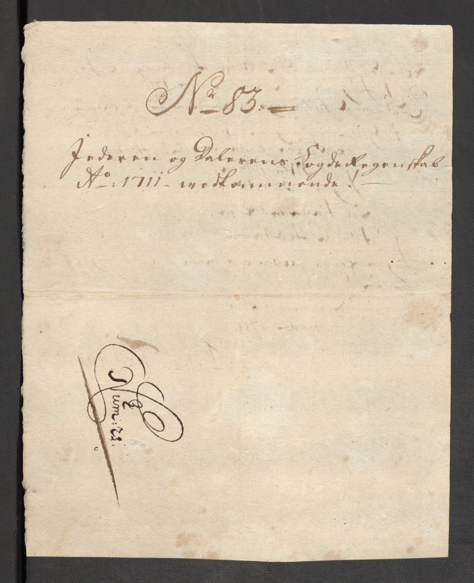 Rentekammeret inntil 1814, Reviderte regnskaper, Fogderegnskap, RA/EA-4092/R46/L2735: Fogderegnskap Jæren og Dalane, 1711, p. 141