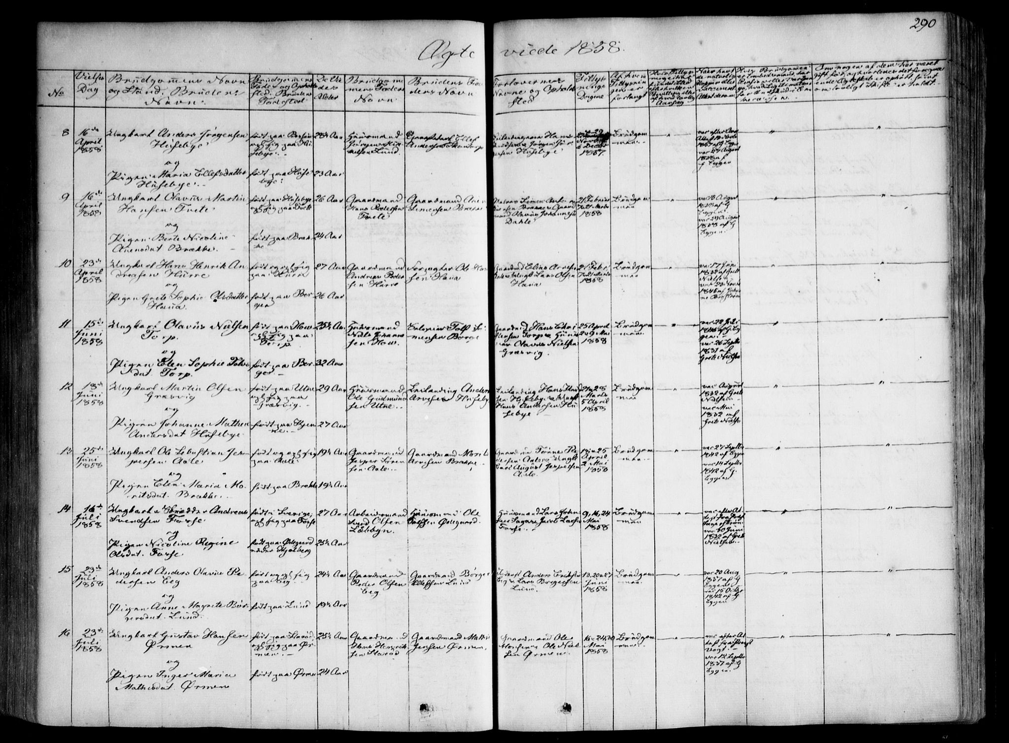 Onsøy prestekontor Kirkebøker, AV/SAO-A-10914/F/Fa/L0003: Parish register (official) no. I 3, 1841-1860, p. 290